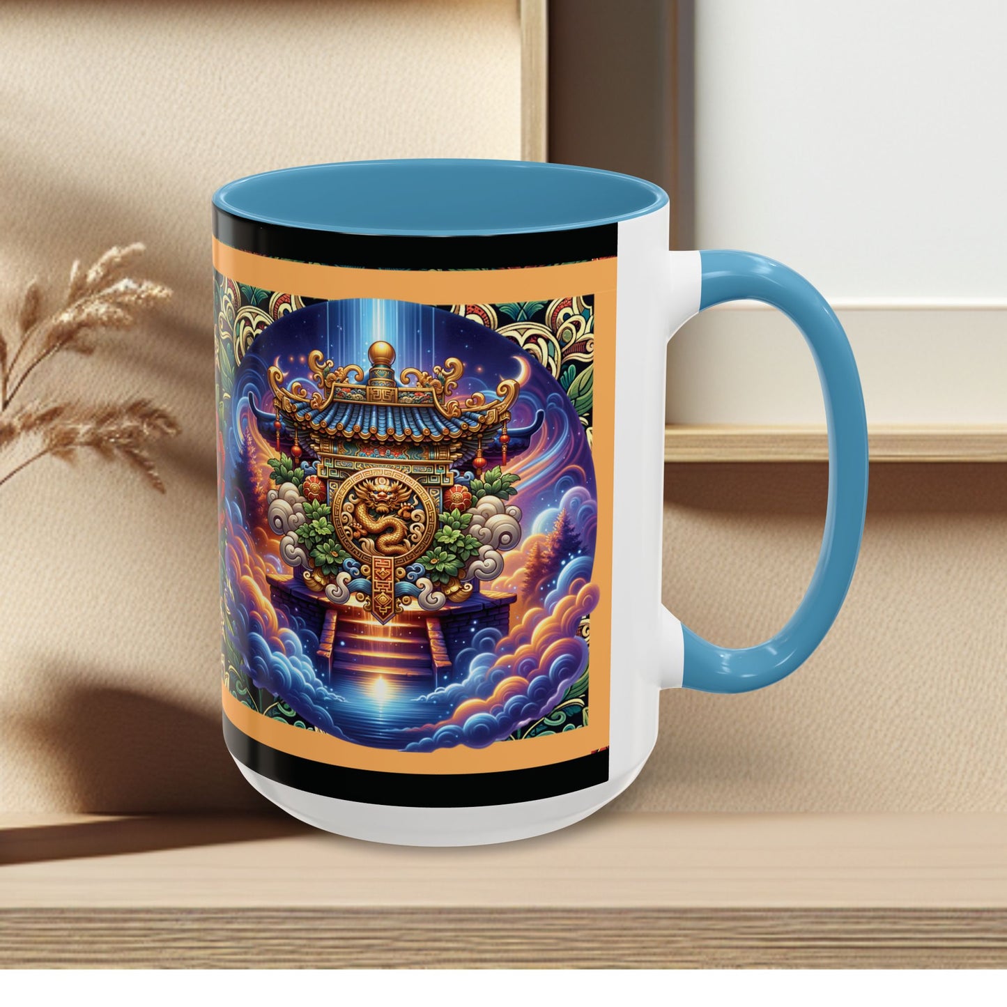 Mug Mystic Temple Rose Coffee Mug 11oz 15oz