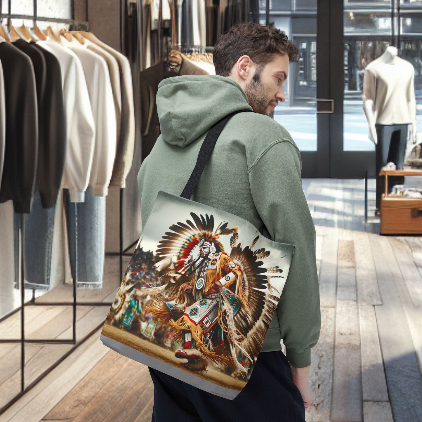 Native Dancer Tote Bag (AOP)