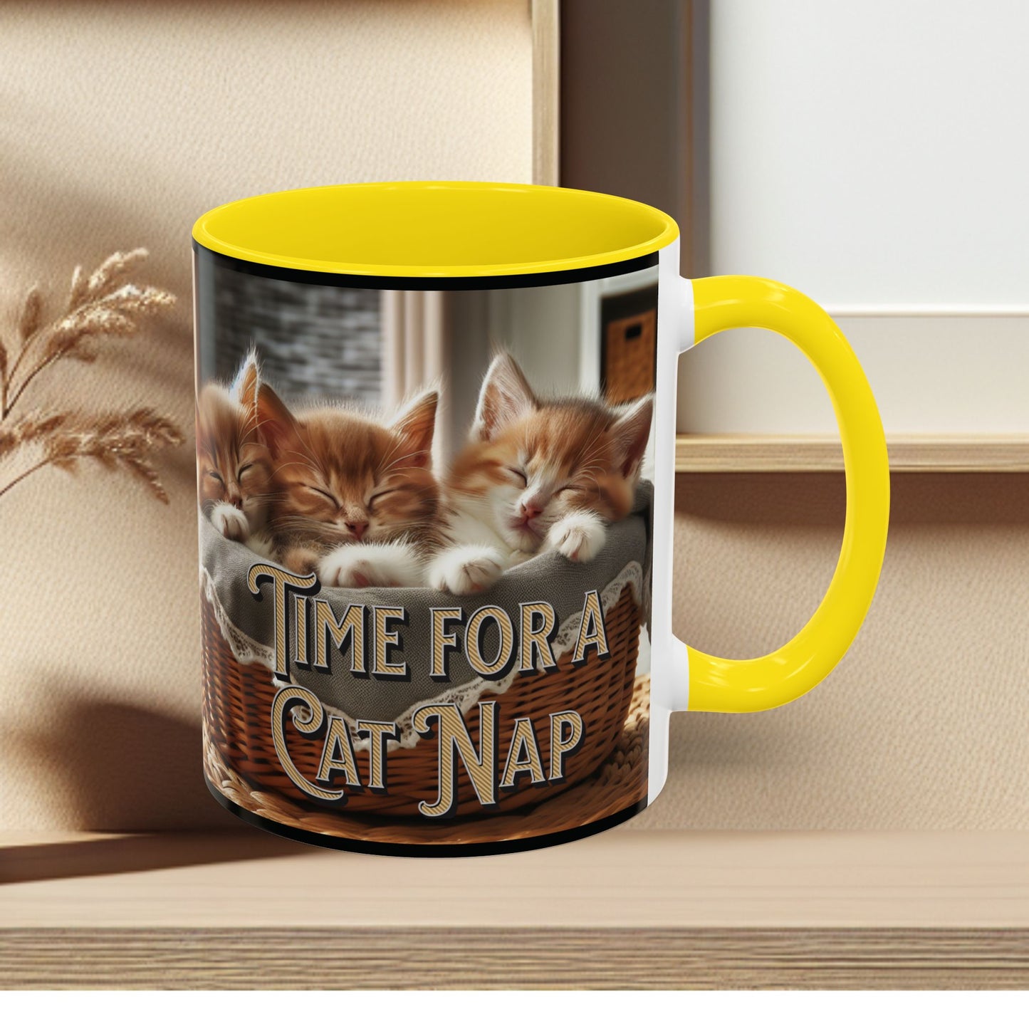 Coffee Mug - Time for a Cat Nap Accent (11, 15oz)