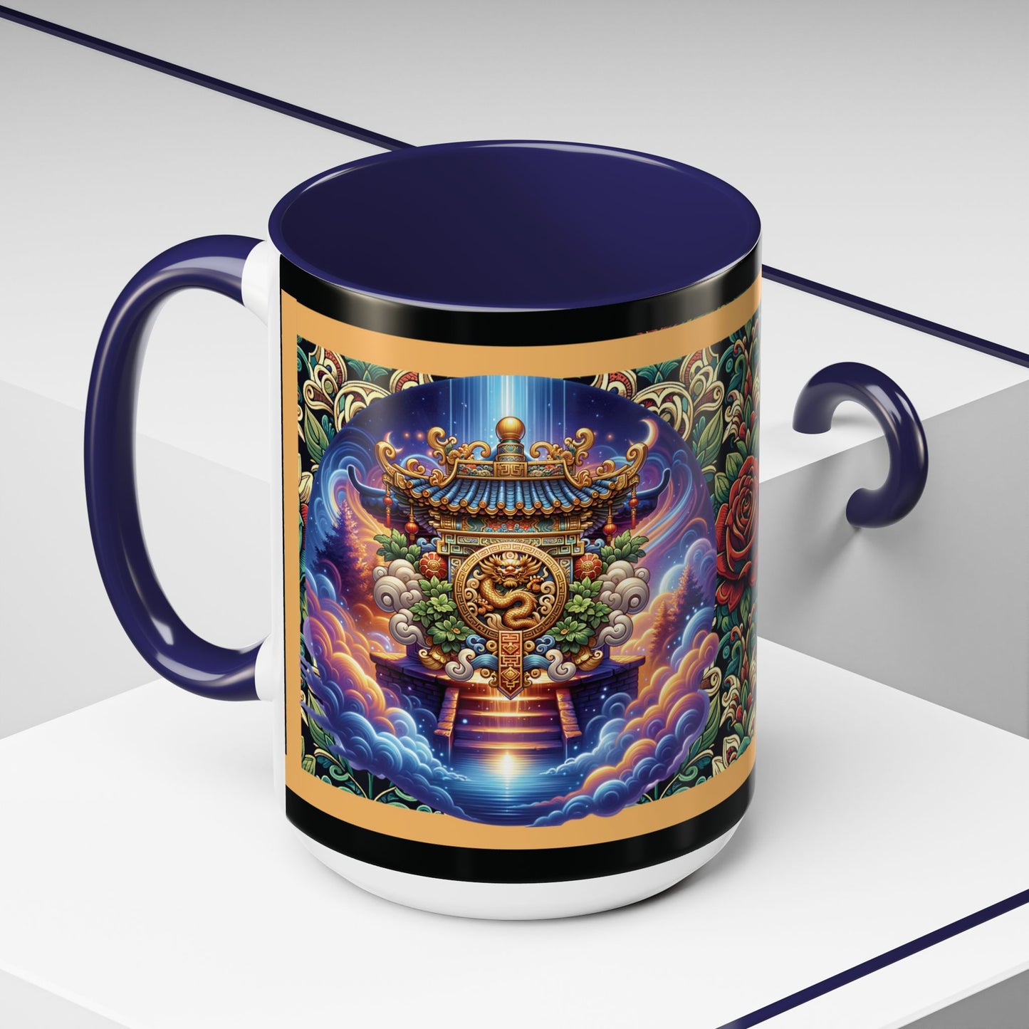 Mug Mystic Temple Rose Coffee Mug 11oz 15oz