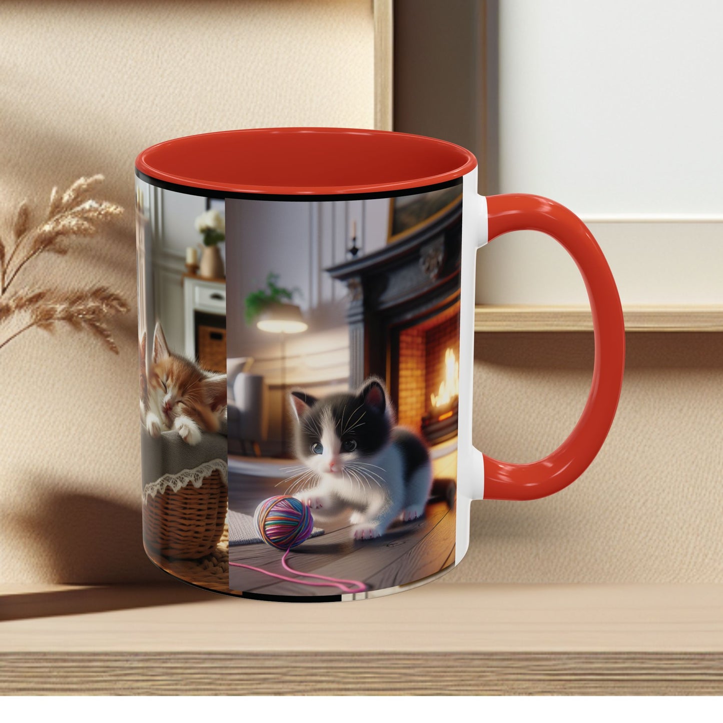 Mug- Kittens - Accent Coffee Mug (11oz, 15oz) (AOP)