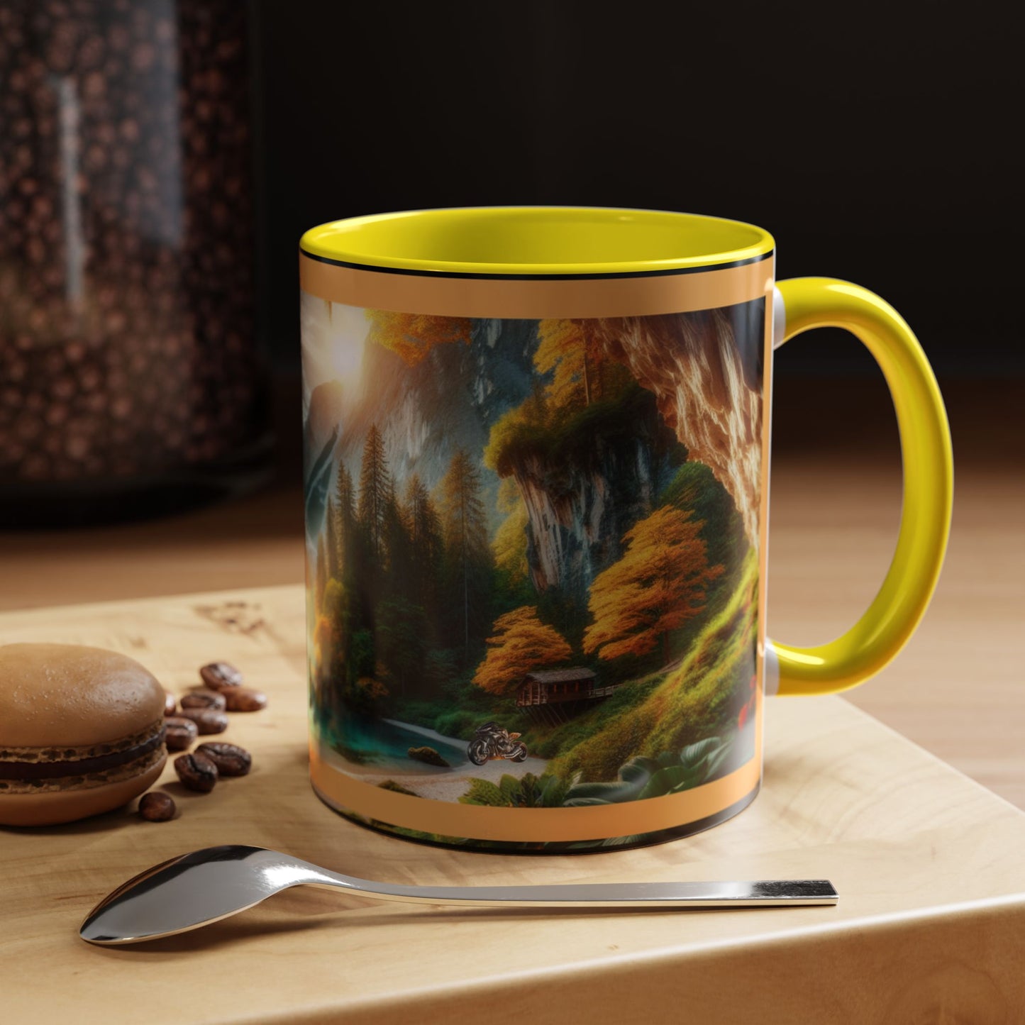 Mug: By the River-Accent Coffee Mug (11oz, 15oz)