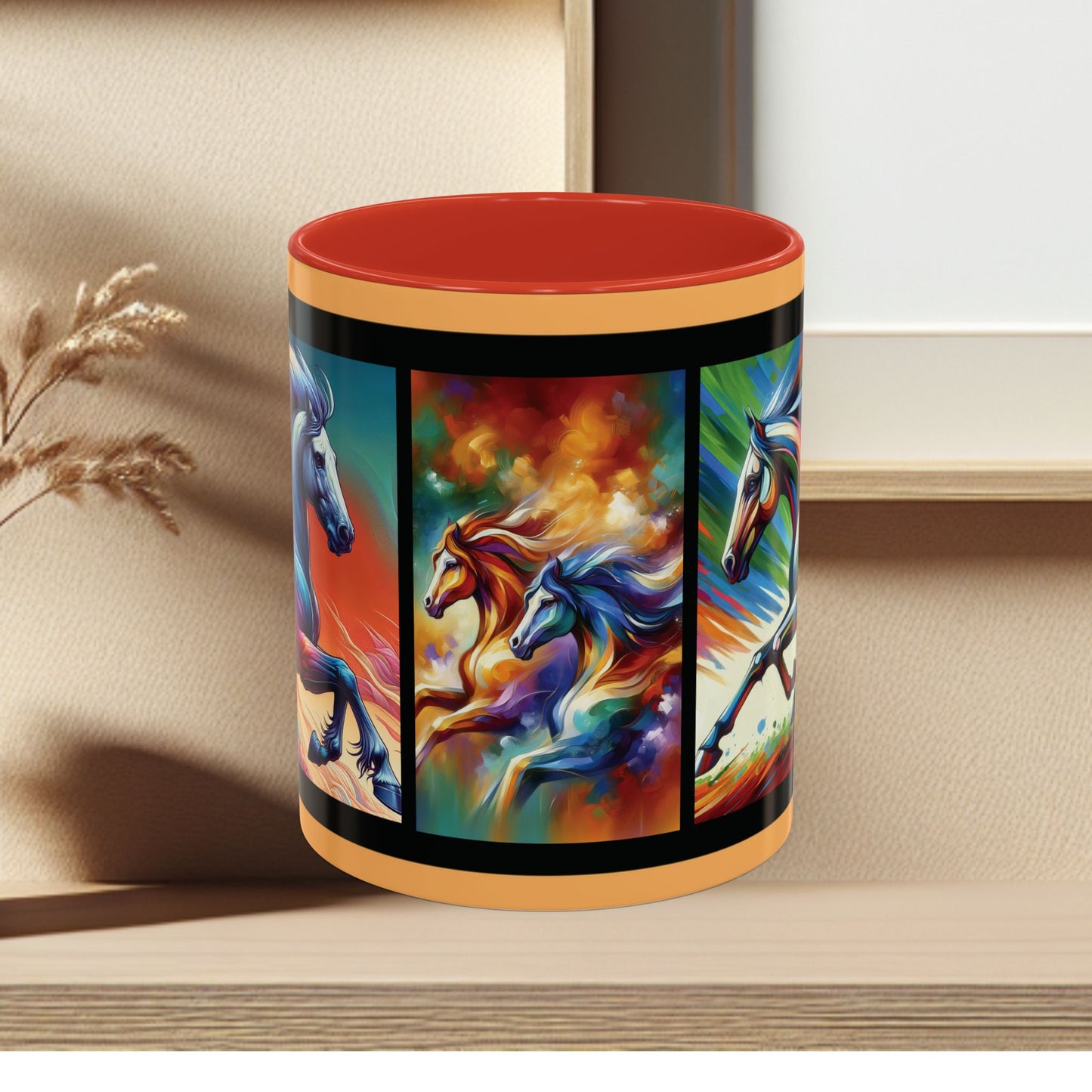 Coffee Mug Cloud Horses 11oz, 15oz