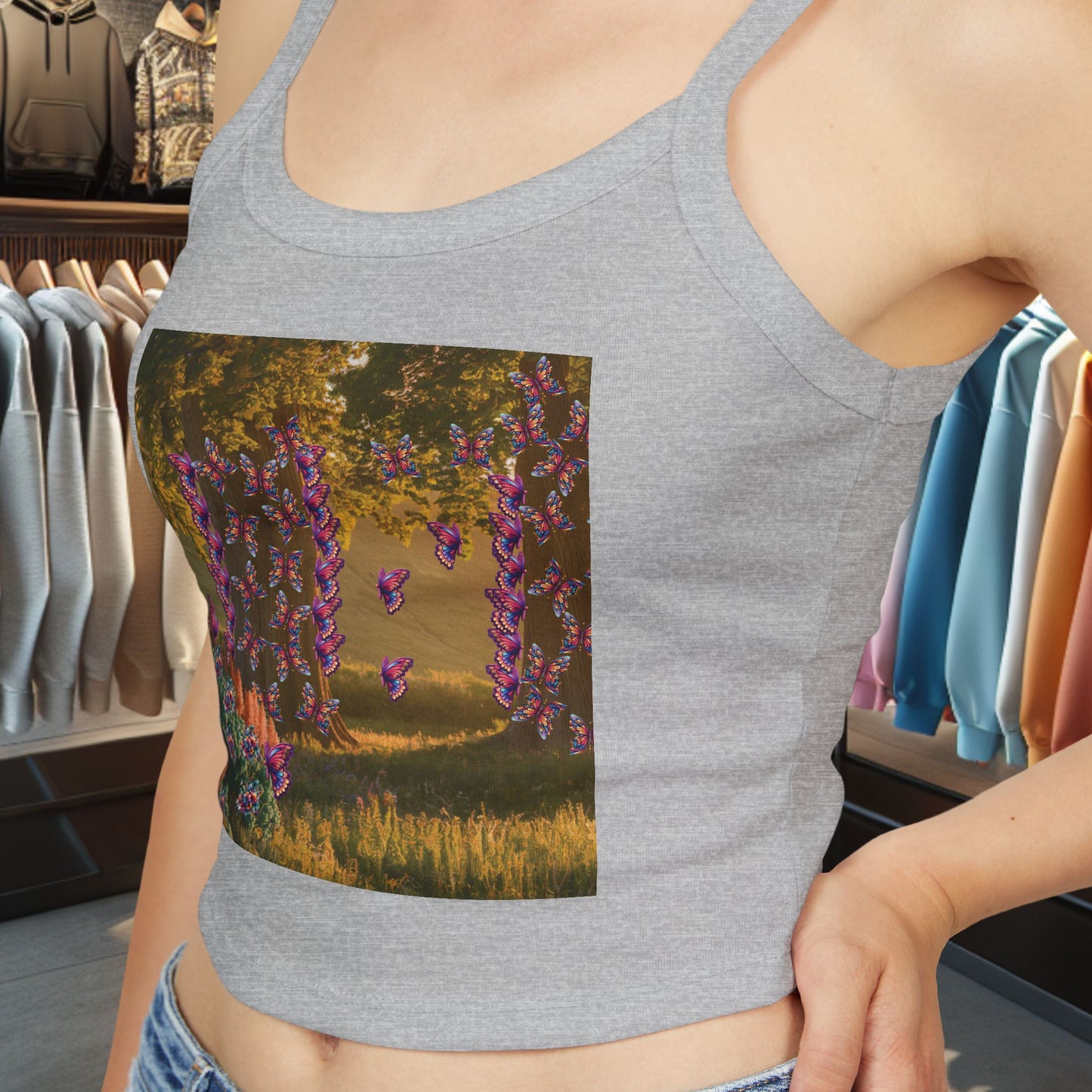 Butterfly Forest Tank Top