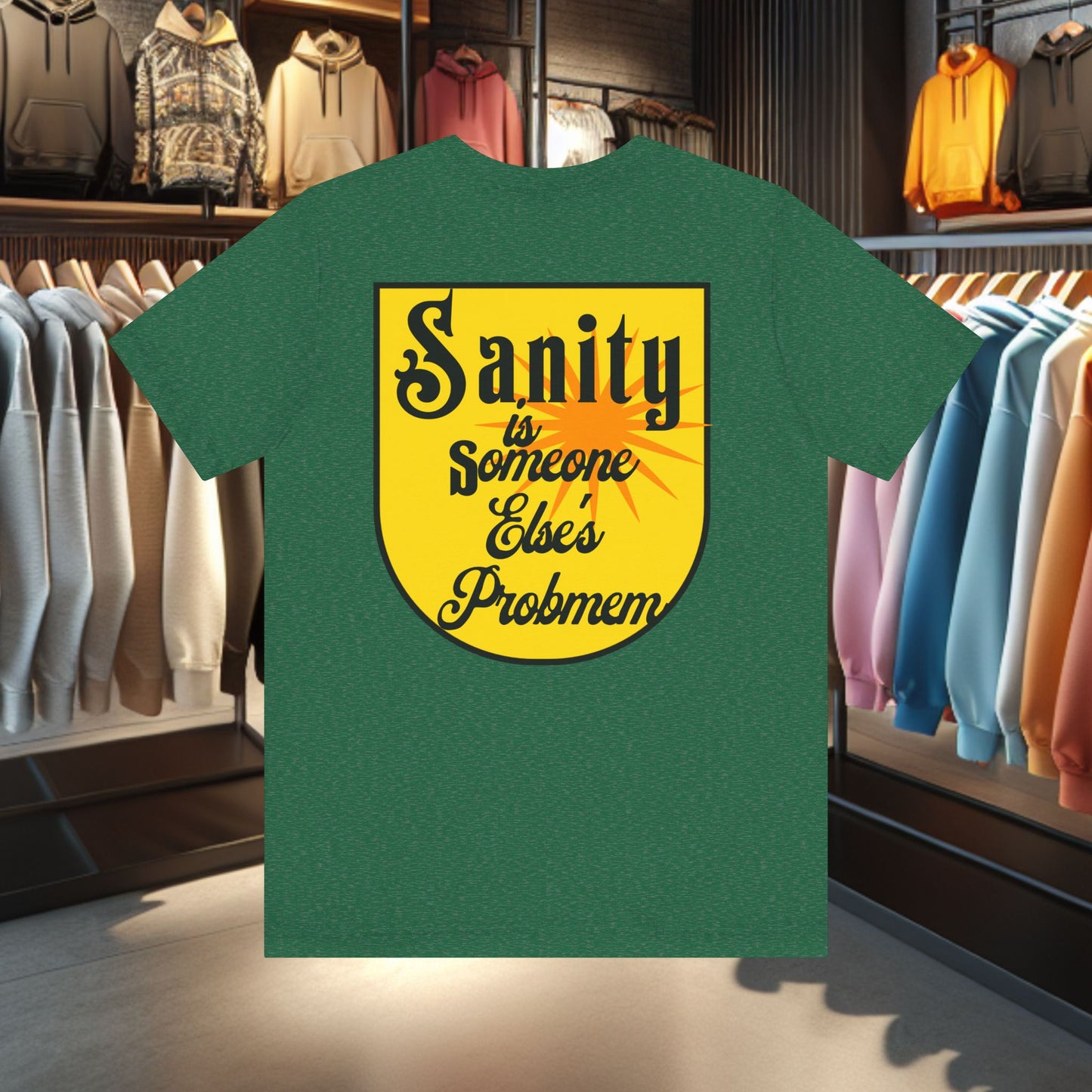 Relaxed Vibes Unisex Tee - Sanity Is Someone Else's Problem