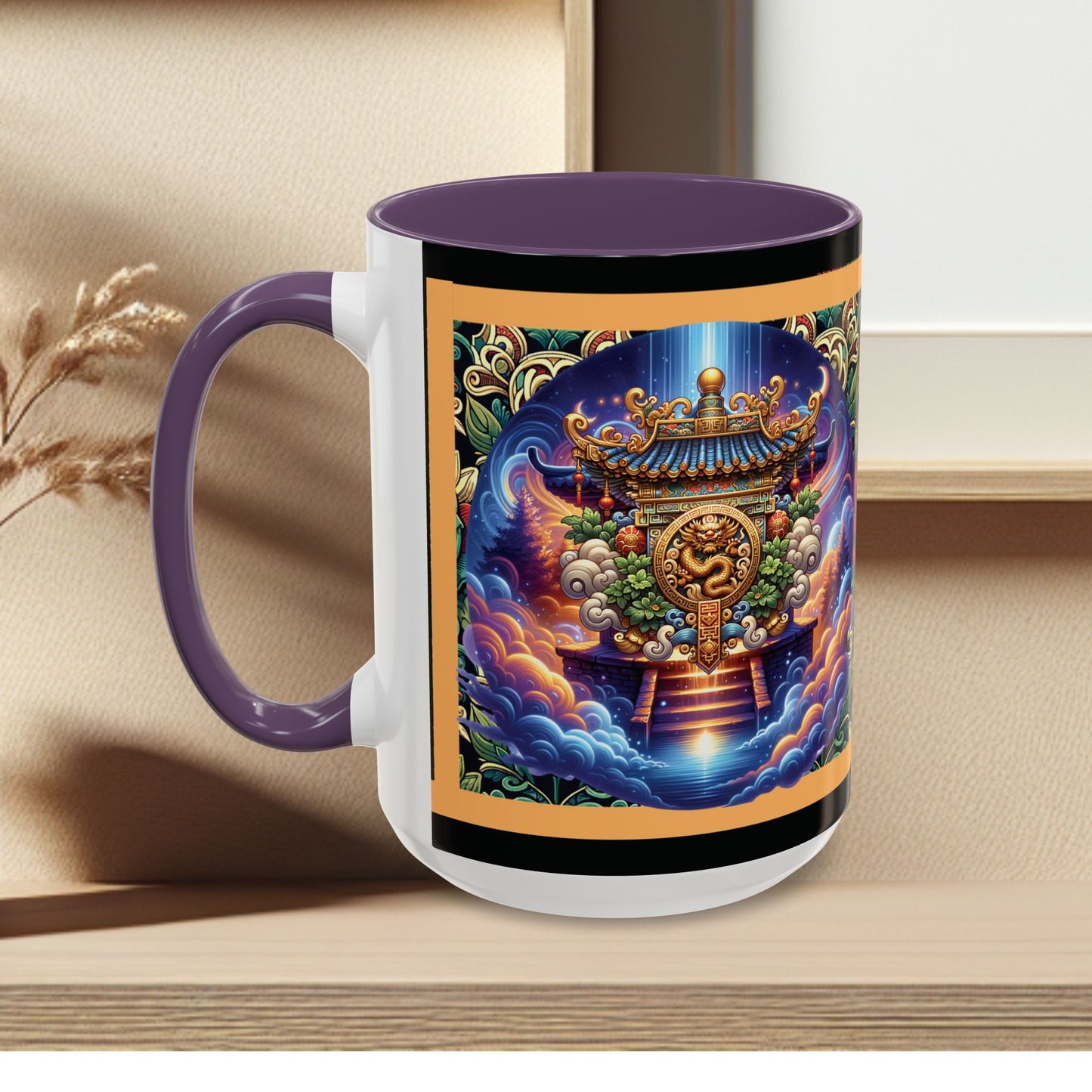 Mug Mystic Temple Rose Coffee Mug 11oz 15oz
