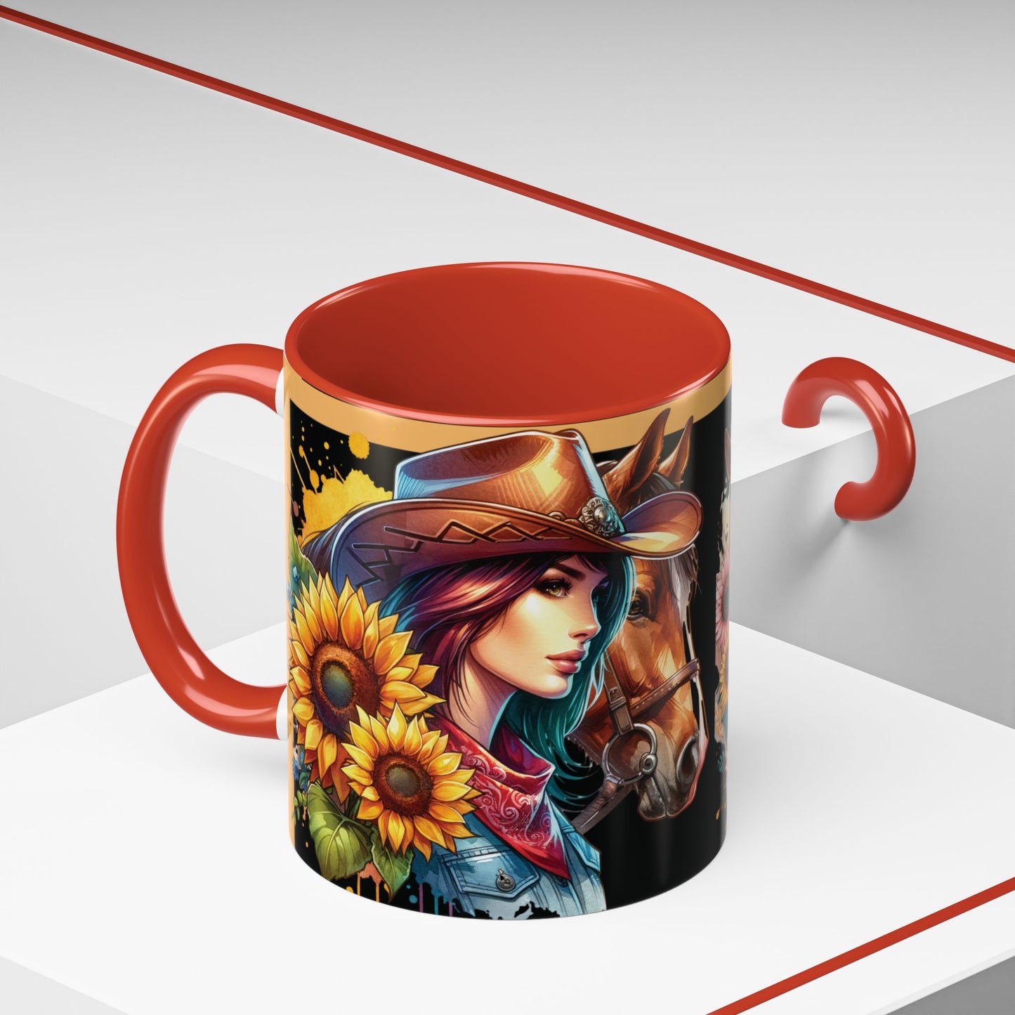 Coffee Mug Cowgirls and they're Horses