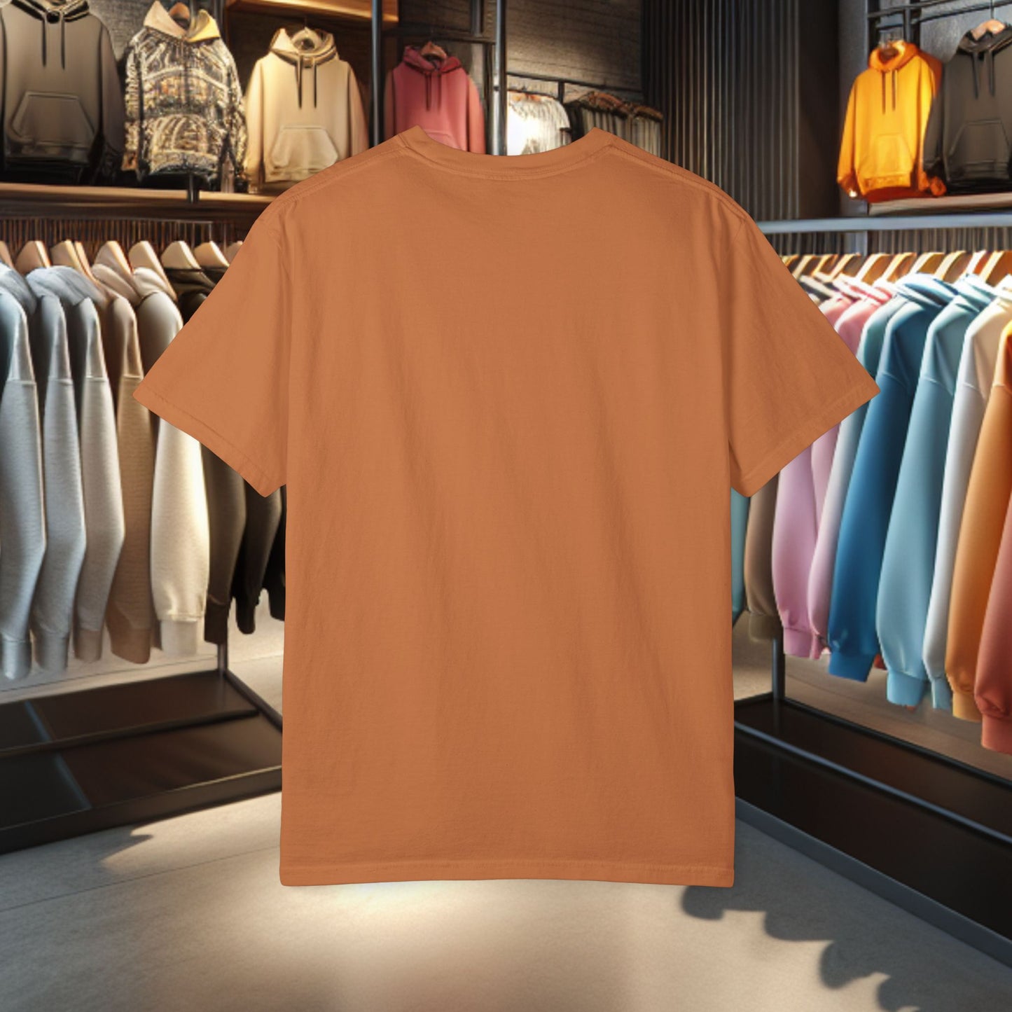 A Vibrant Mistic Temple Design -Unisex Garment-Dyed T-Shirt Perfect for Festivals & Everyday Wear