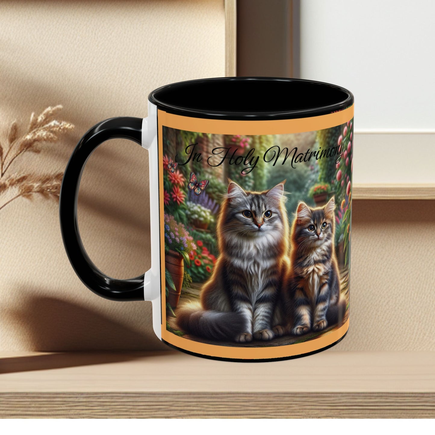 Coffee Mug Cat Wedding