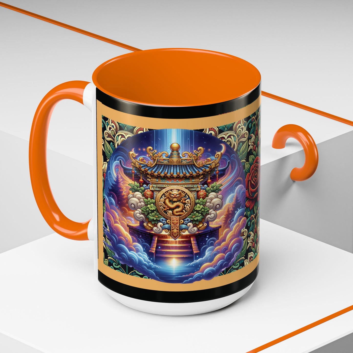 Mug Mystic Temple Rose Coffee Mug 11oz 15oz