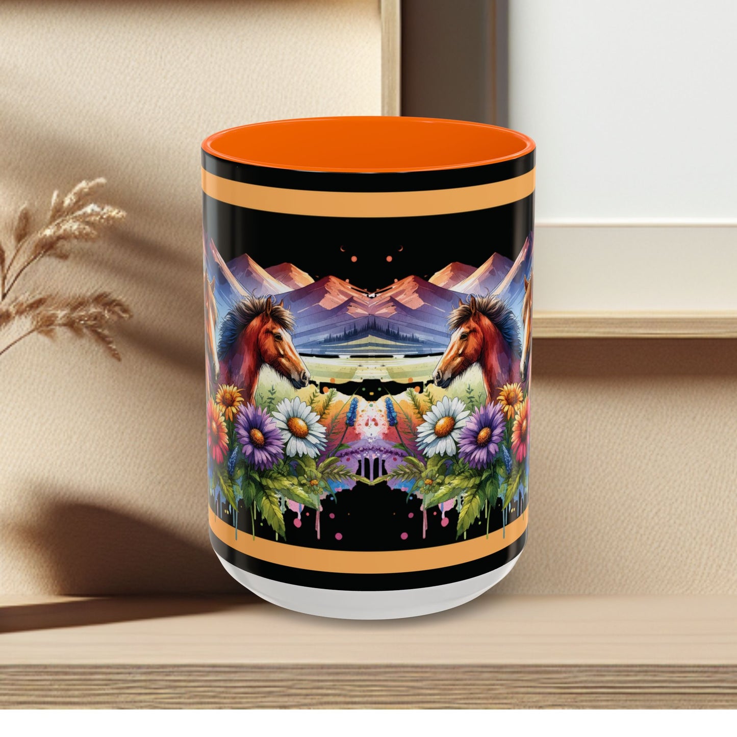 Mug Coffee Wild Horses 11oz 15oz