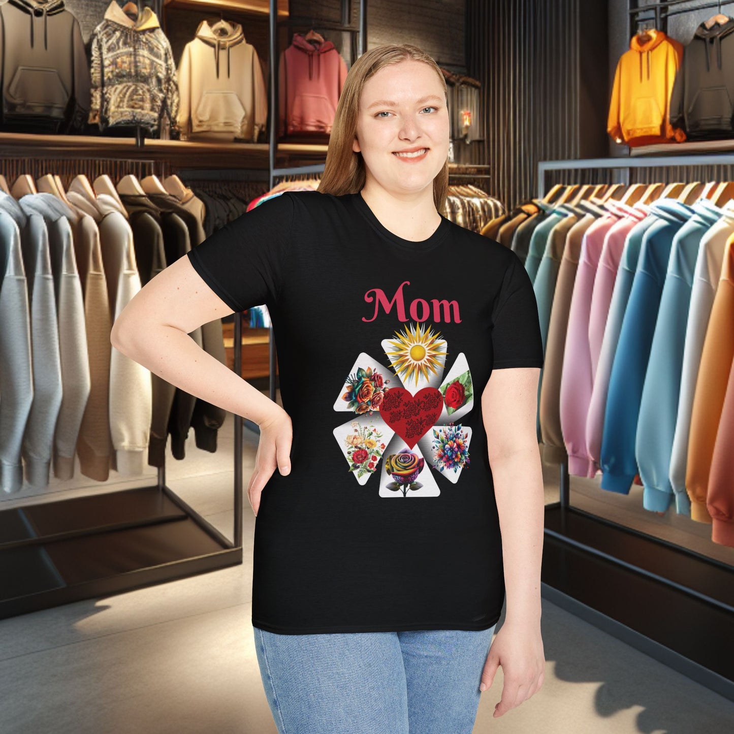 Mom-Themed T-Shirt | Muther Gift, Spring Outfit, Mother Apparel