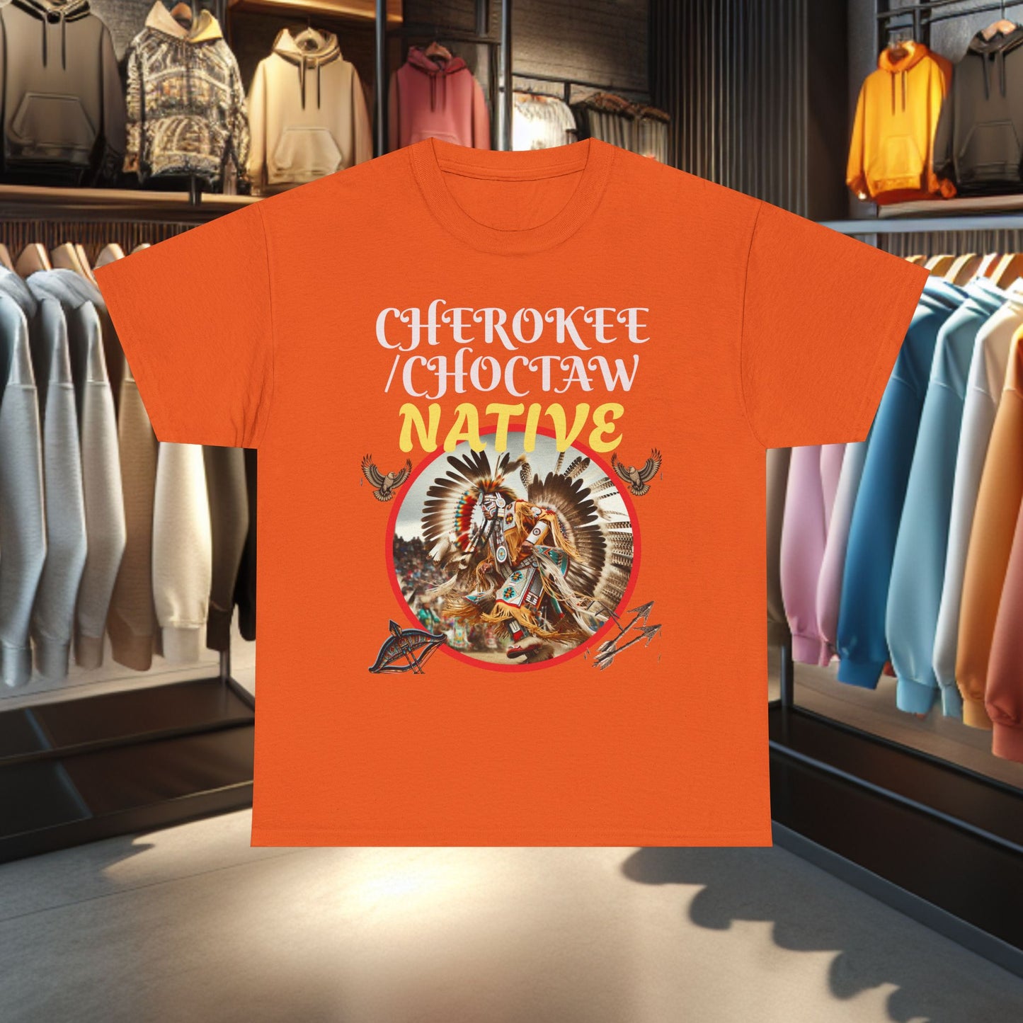 Cherokee / Choctaw Native- Heavy Cotton Tee