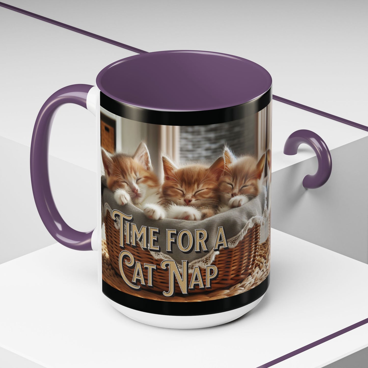 Coffee Mug - Time for a Cat Nap Accent (11, 15oz)