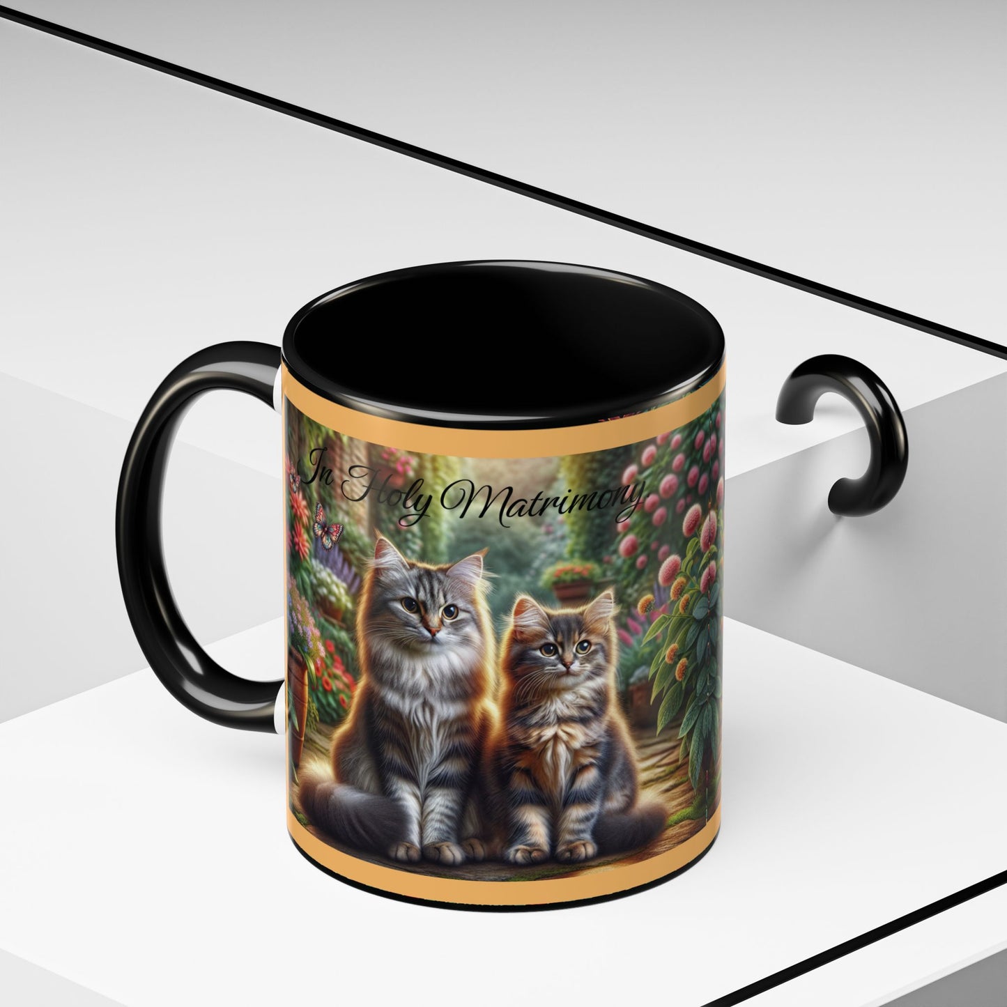 Coffee Mug Cat Wedding