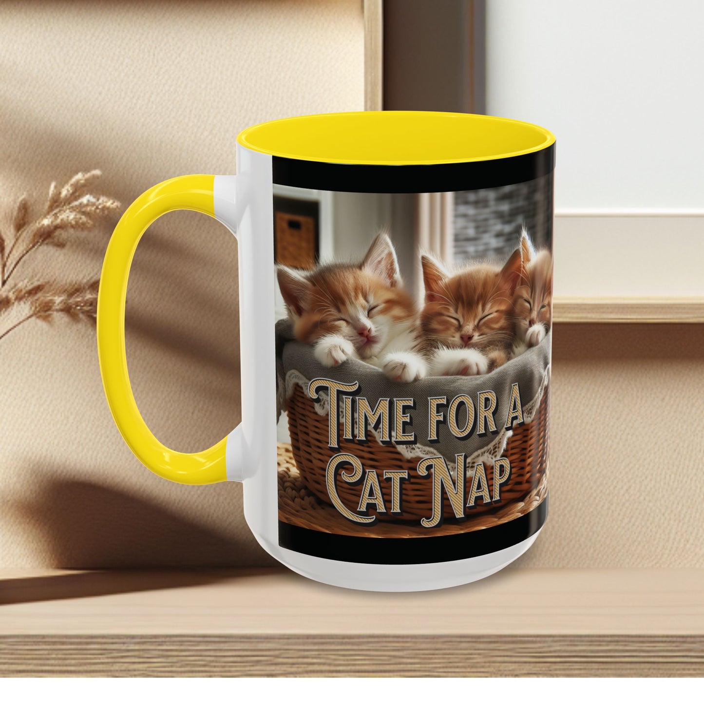 Coffee Mug - Time for a Cat Nap Accent (11, 15oz)