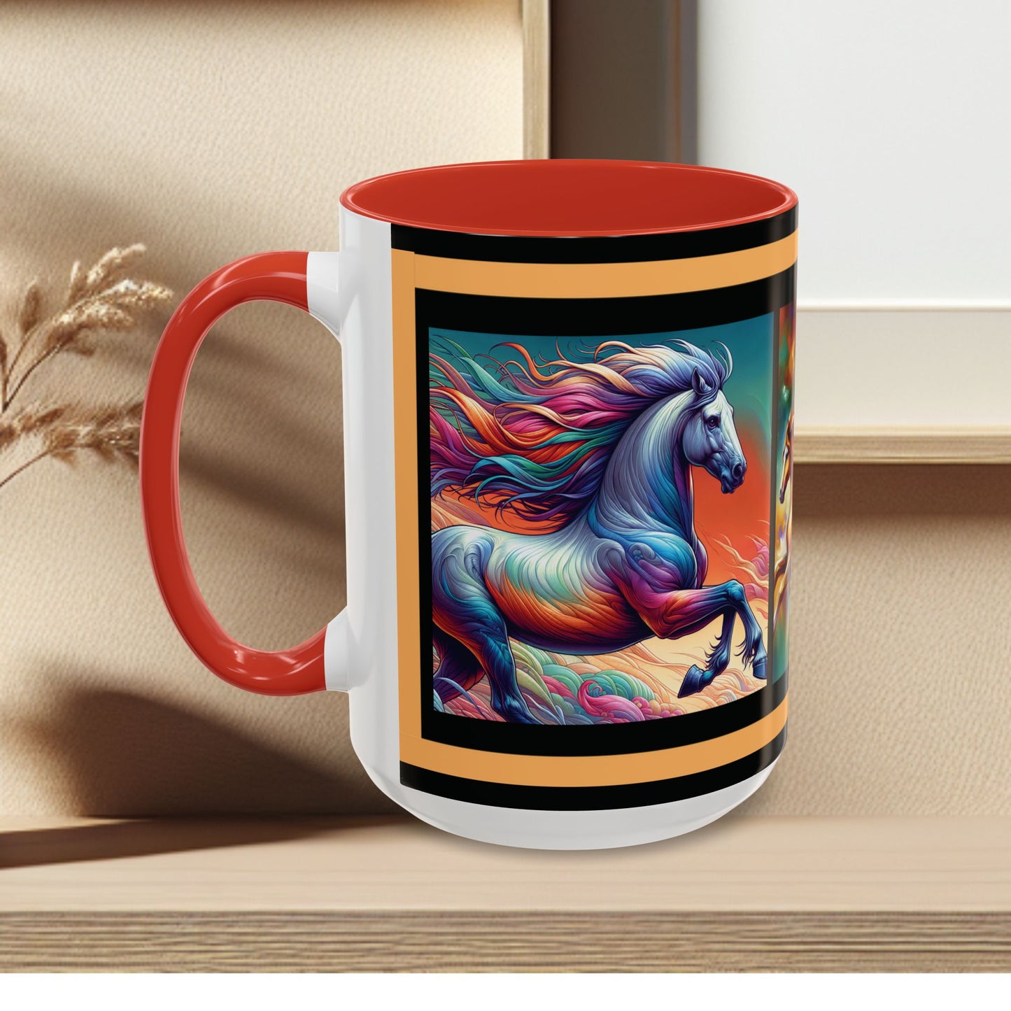 Coffee Mug Cloud Horses 11oz, 15oz