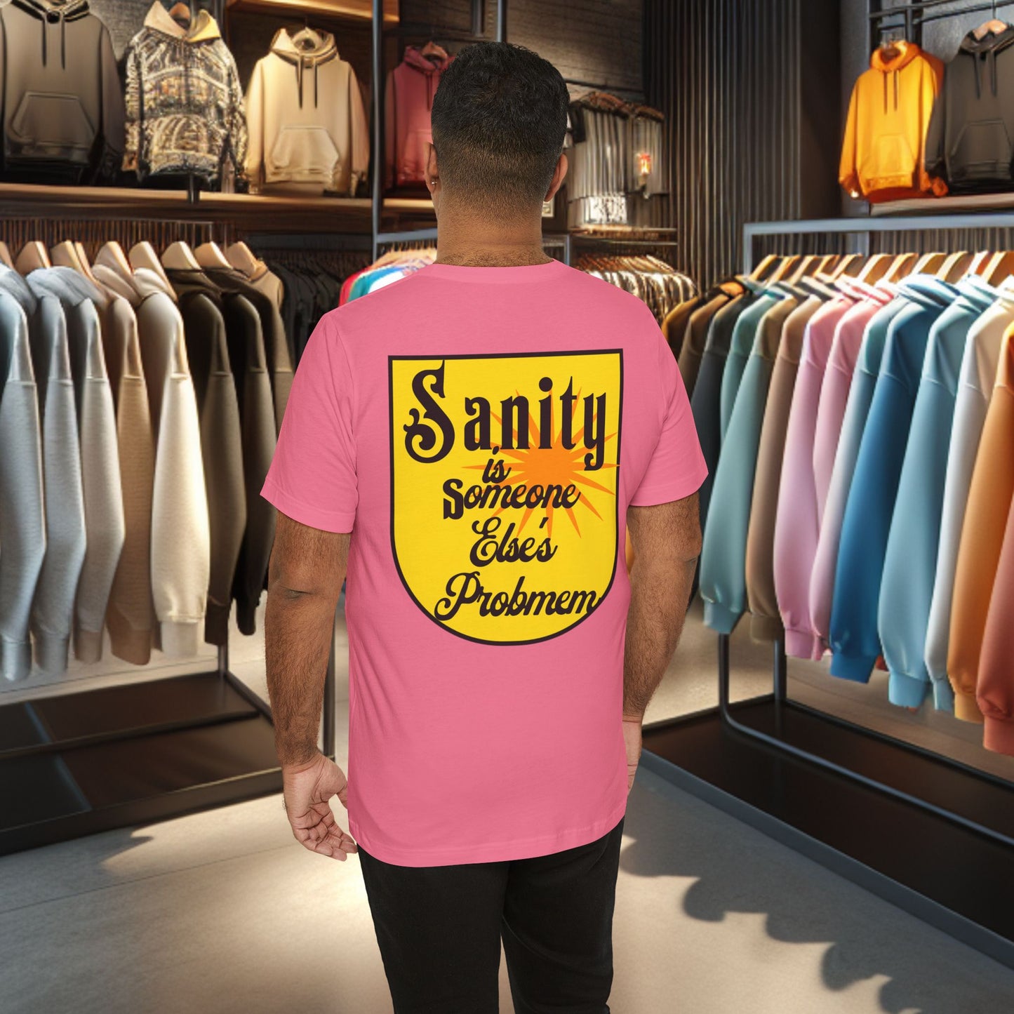 Relaxed Vibes Unisex Tee - Sanity Is Someone Else's Problem