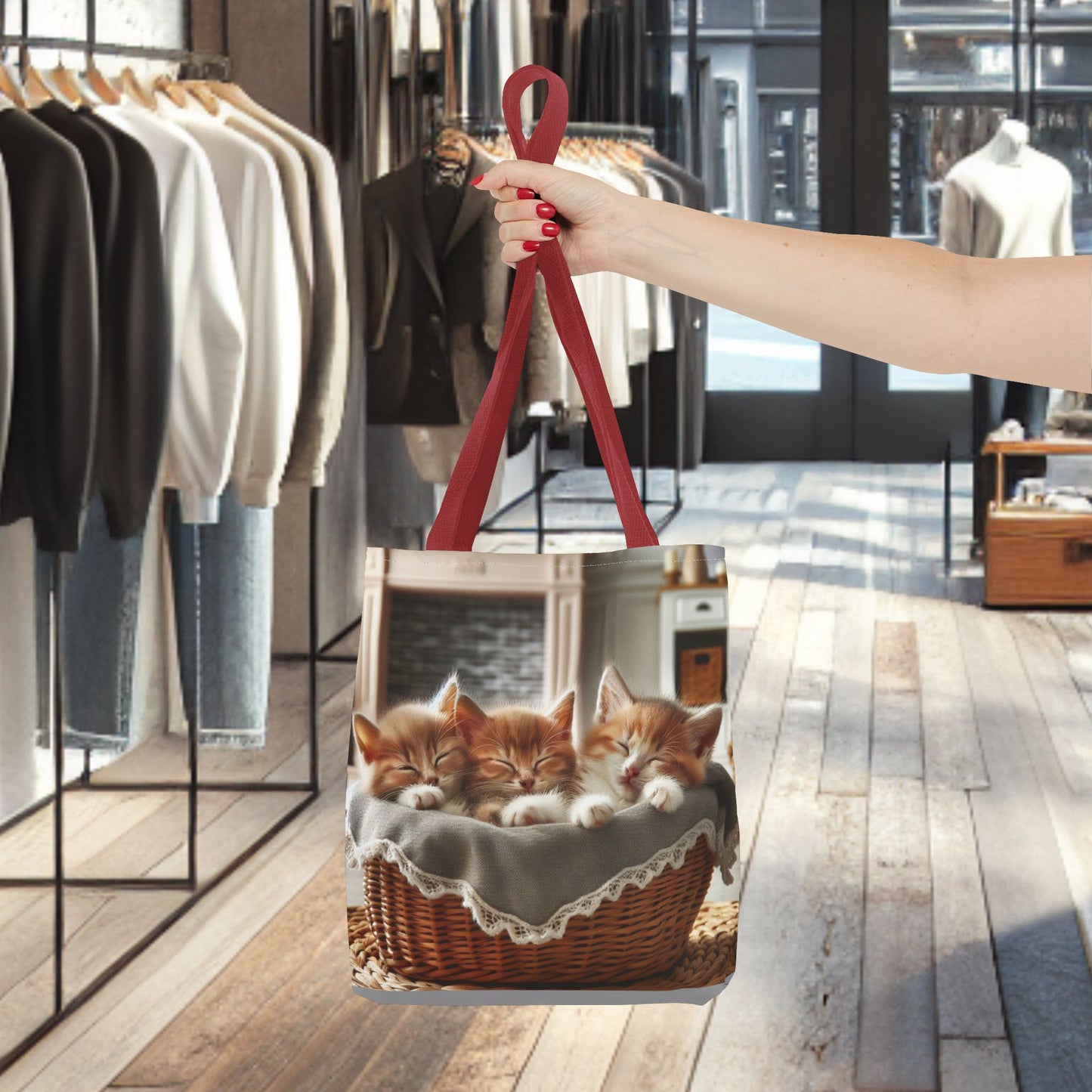 Tote Bag- Cat Nap - Tote Bag (AOP)