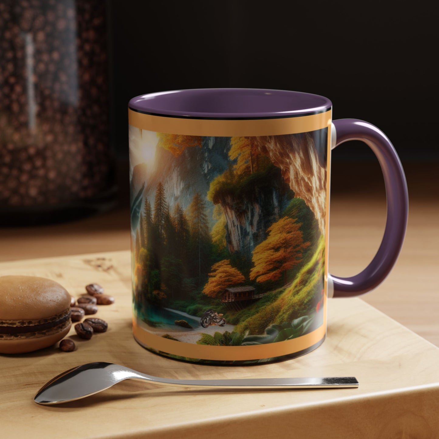 Mug: By the River-Accent Coffee Mug (11oz, 15oz)