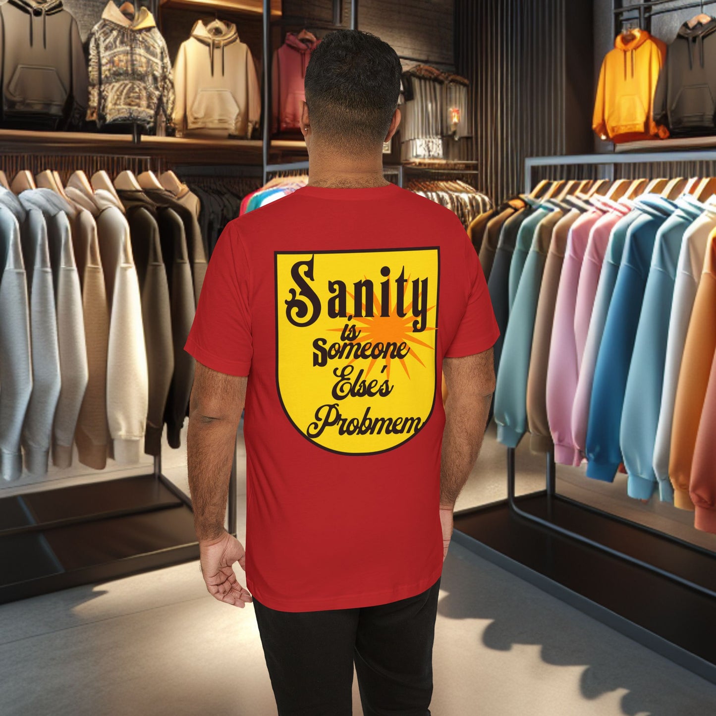 Relaxed Vibes Unisex Tee - Sanity Is Someone Else's Problem