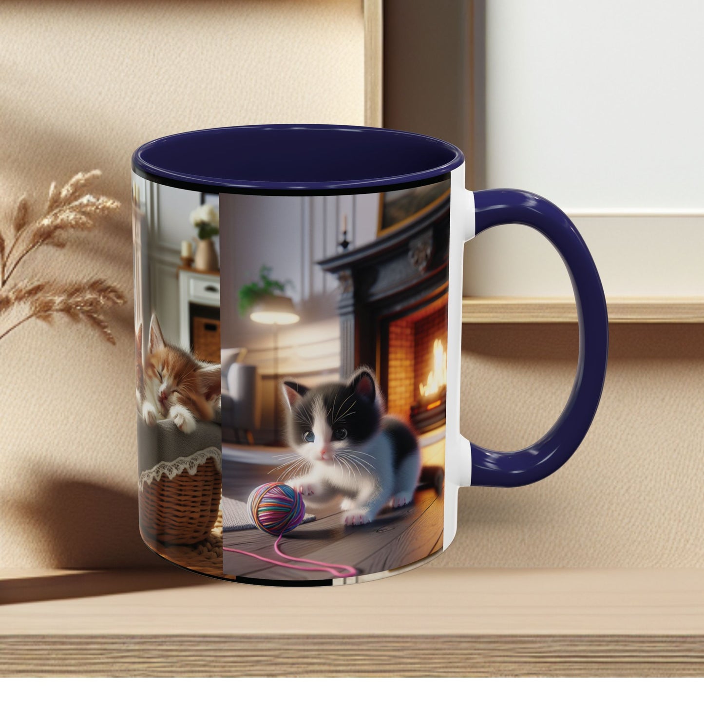 Mug- Kittens - Accent Coffee Mug (11oz, 15oz) (AOP)