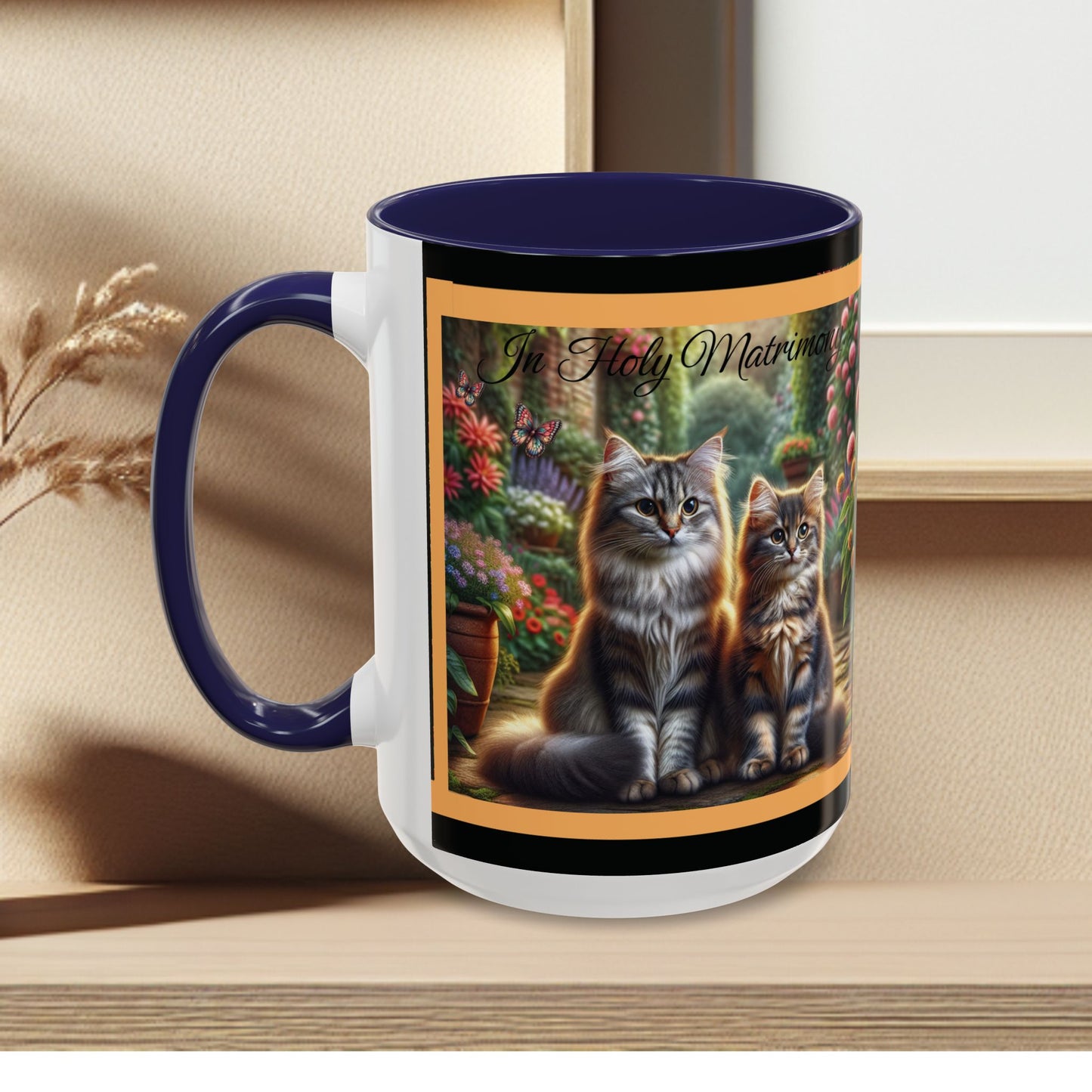 Coffee Mug Cat Wedding