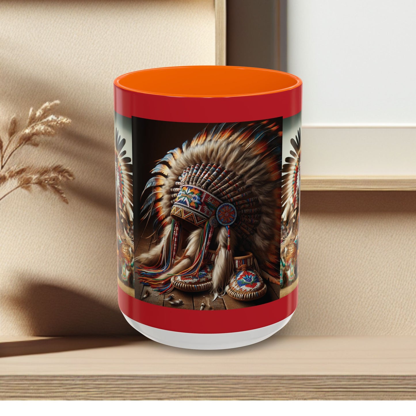 Mug- Native Dancer - Coffee Mug (11 oz, 15 oz) (AOP)