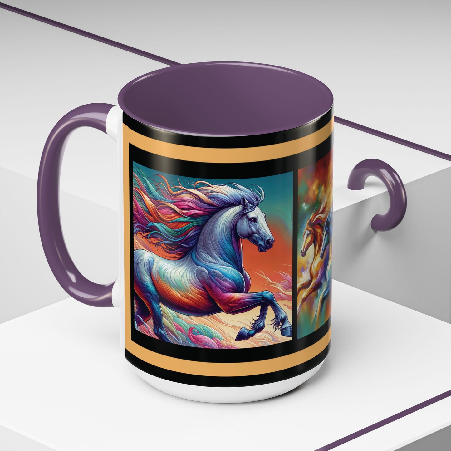 Coffee Mug Cloud Horses 11oz, 15oz
