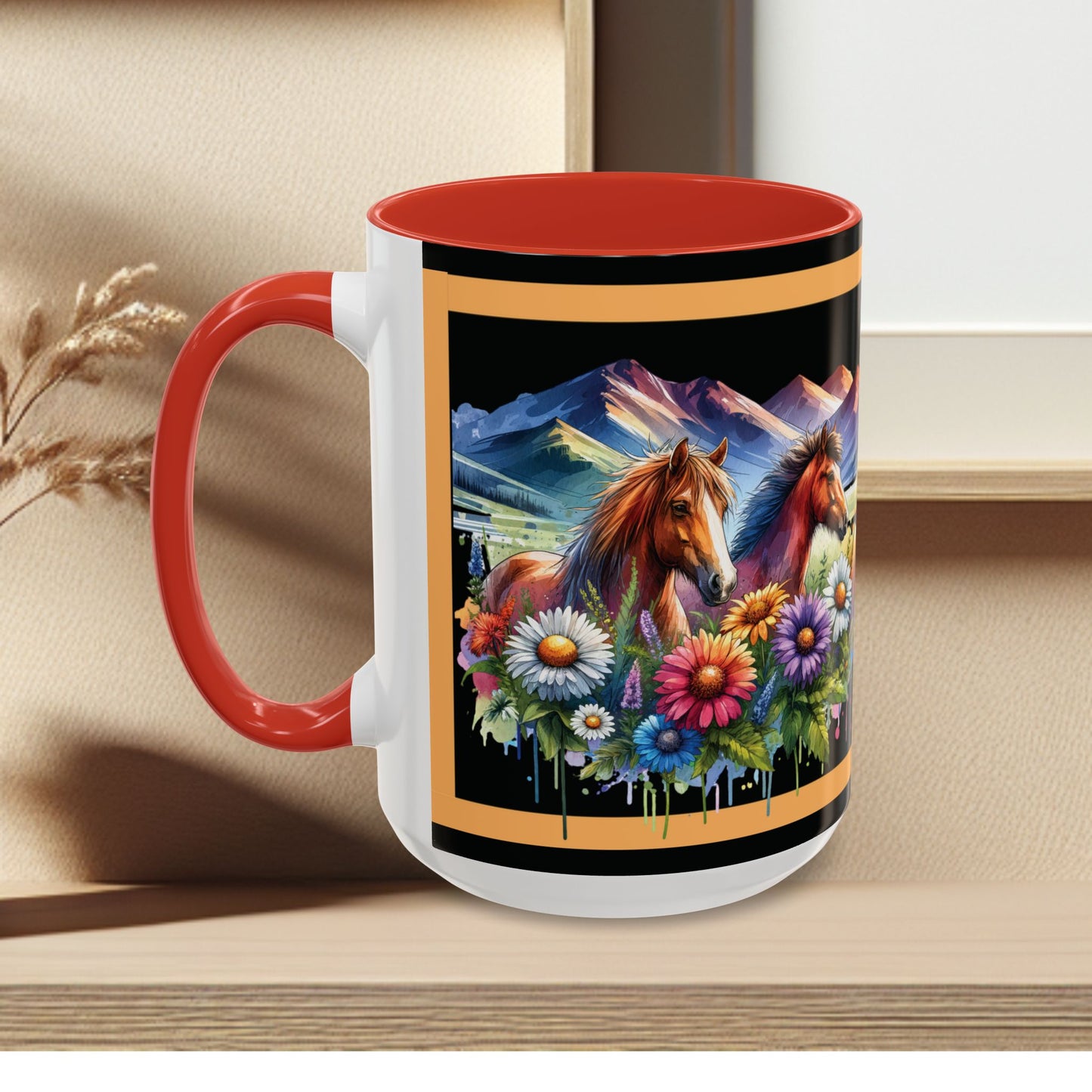 Mug Coffee Wild Horses 11oz 15oz