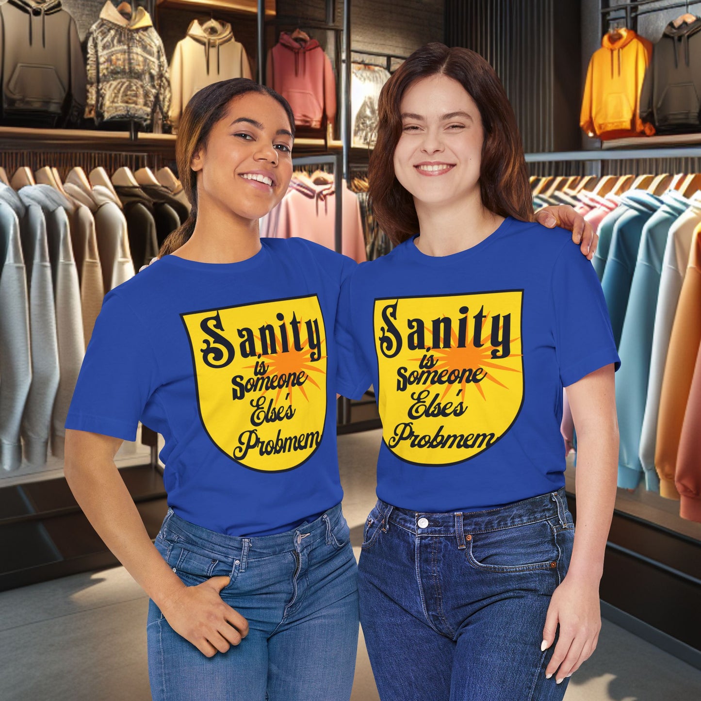 Funny Sanity Unisex Tee