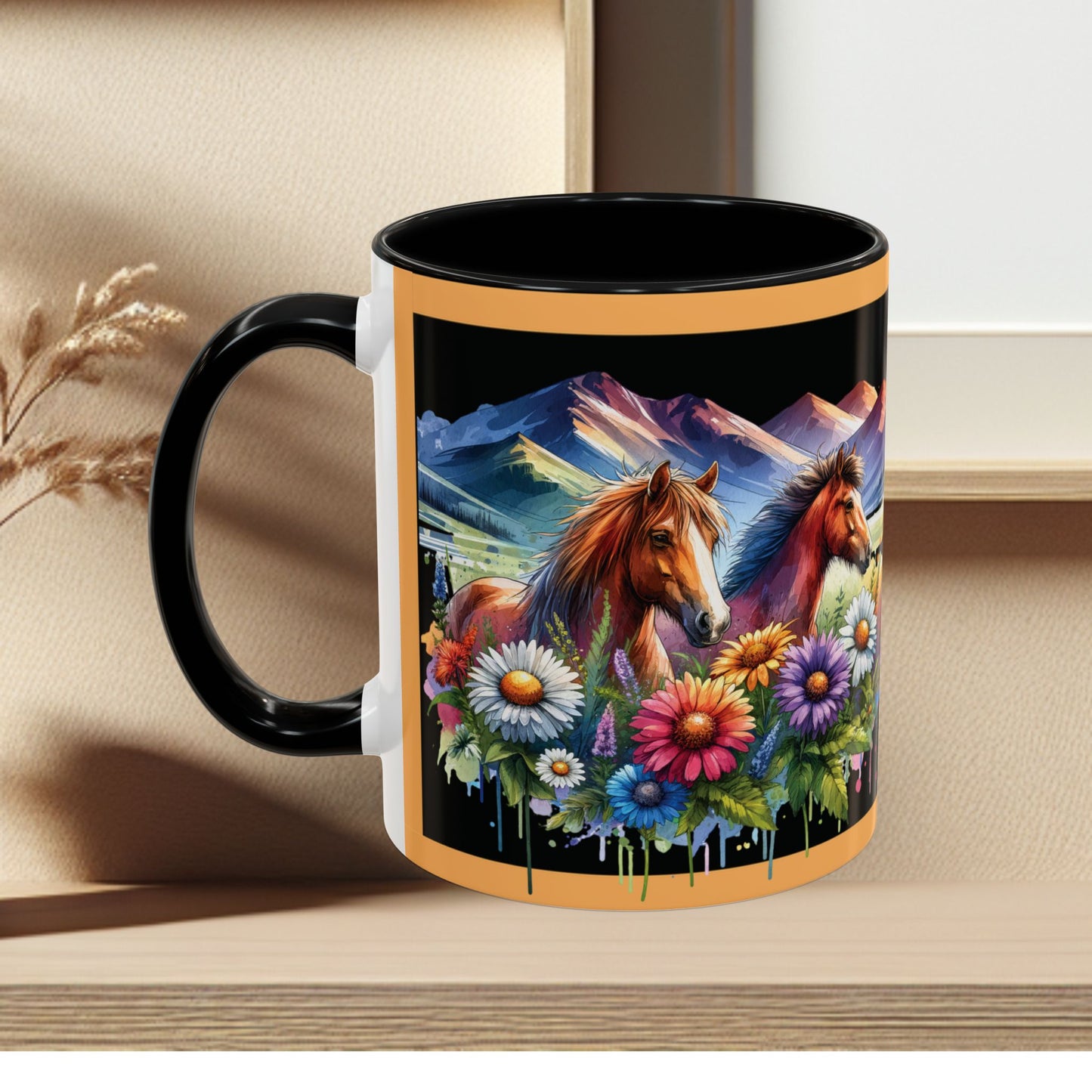 Mug Coffee Wild Horses 11oz 15oz