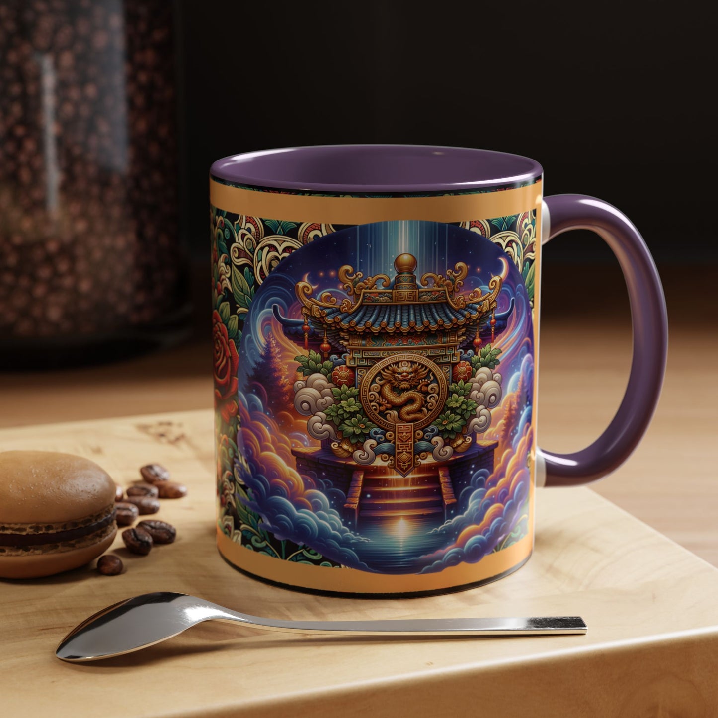Mug Mystic Temple Rose Coffee Mug 11oz 15oz
