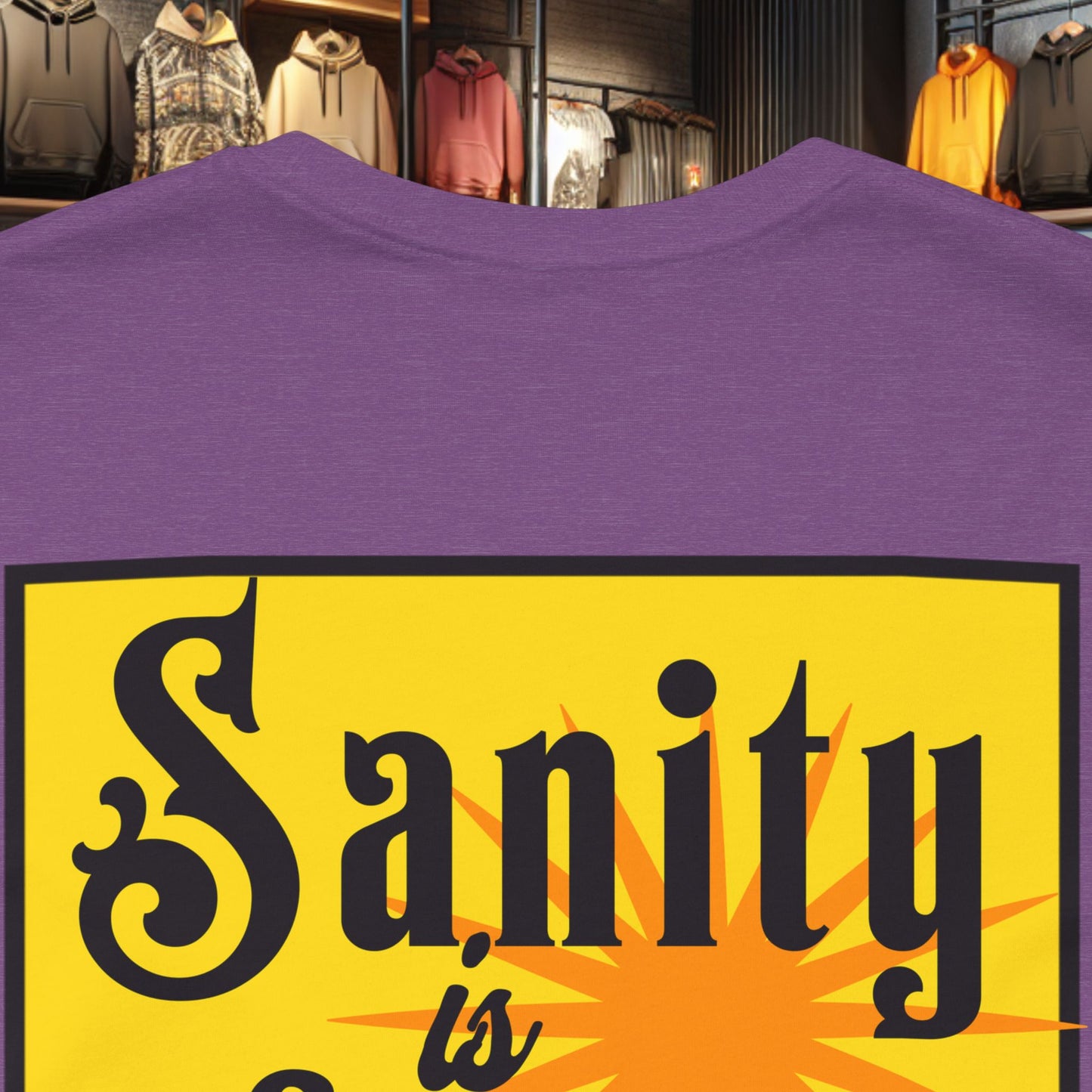 Relaxed Vibes Unisex Tee - Sanity Is Someone Else's Problem