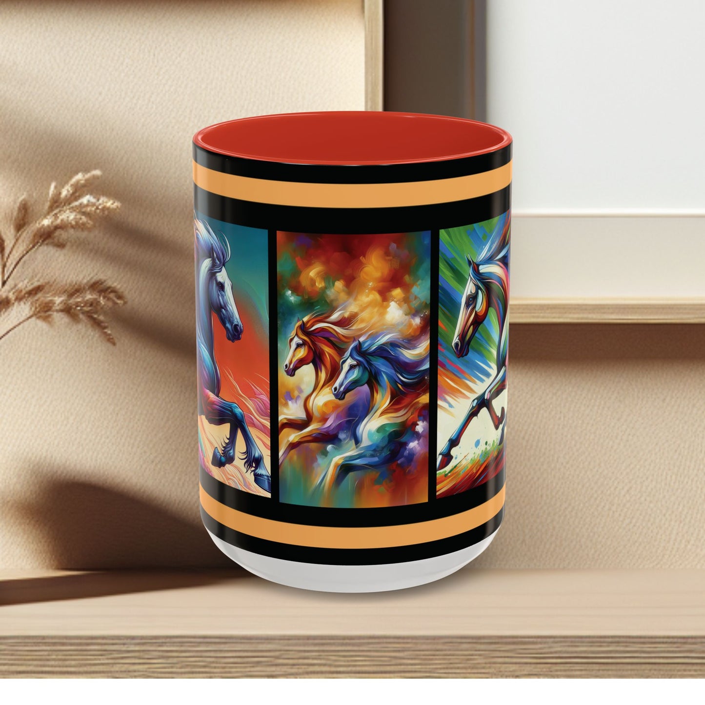 Coffee Mug Cloud Horses 11oz, 15oz