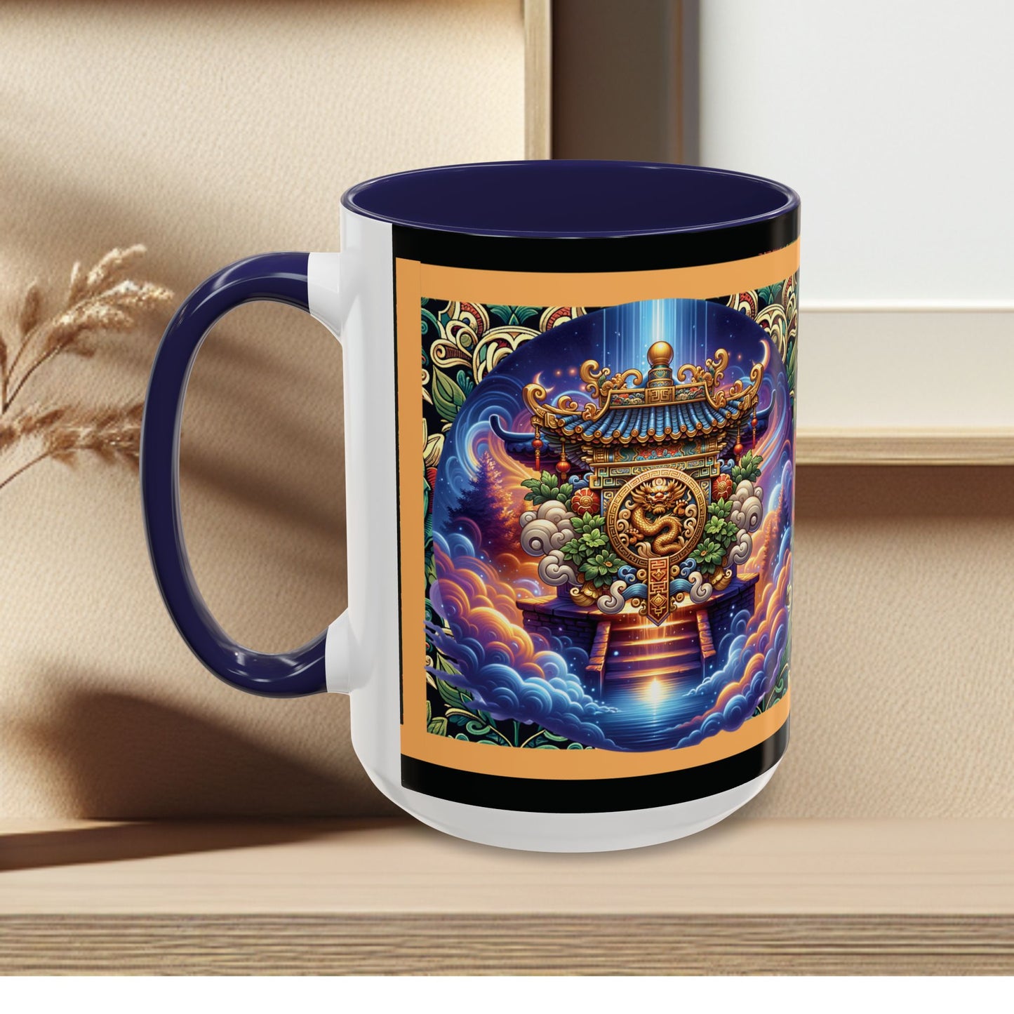 Mug Mystic Temple Rose Coffee Mug 11oz 15oz