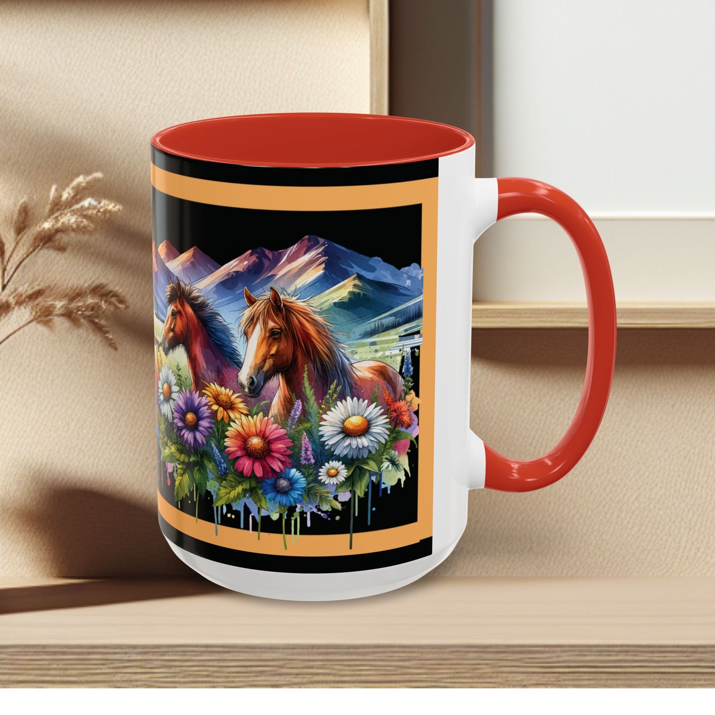 Mug Coffee Wild Horses 11oz 15oz