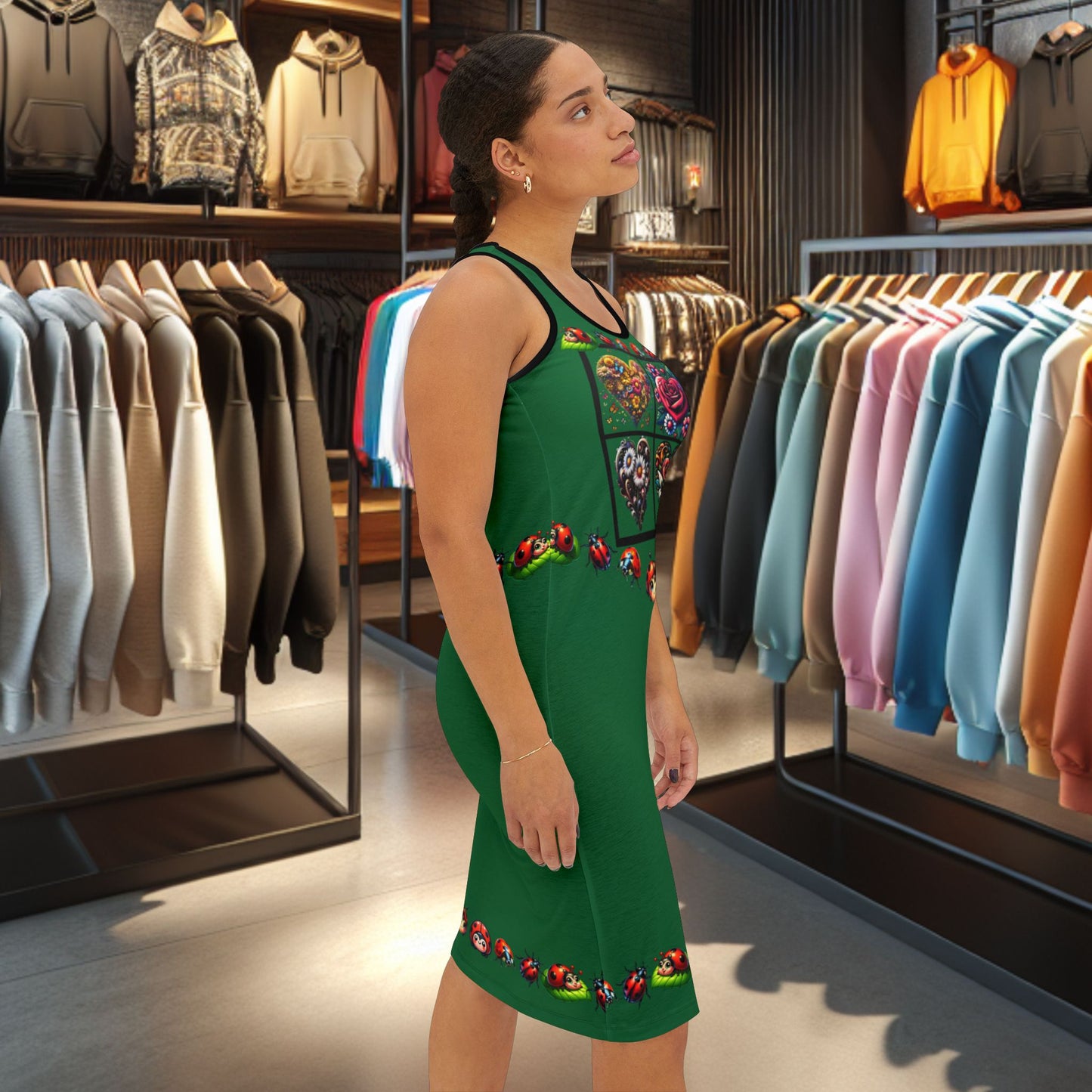 Ladybug Green Dress
