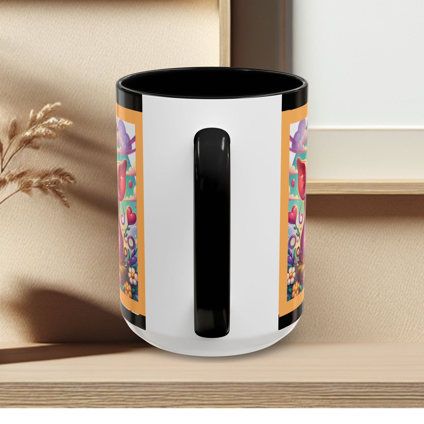 Coffee Mug Love Pigs Picknick 11, 15oz
