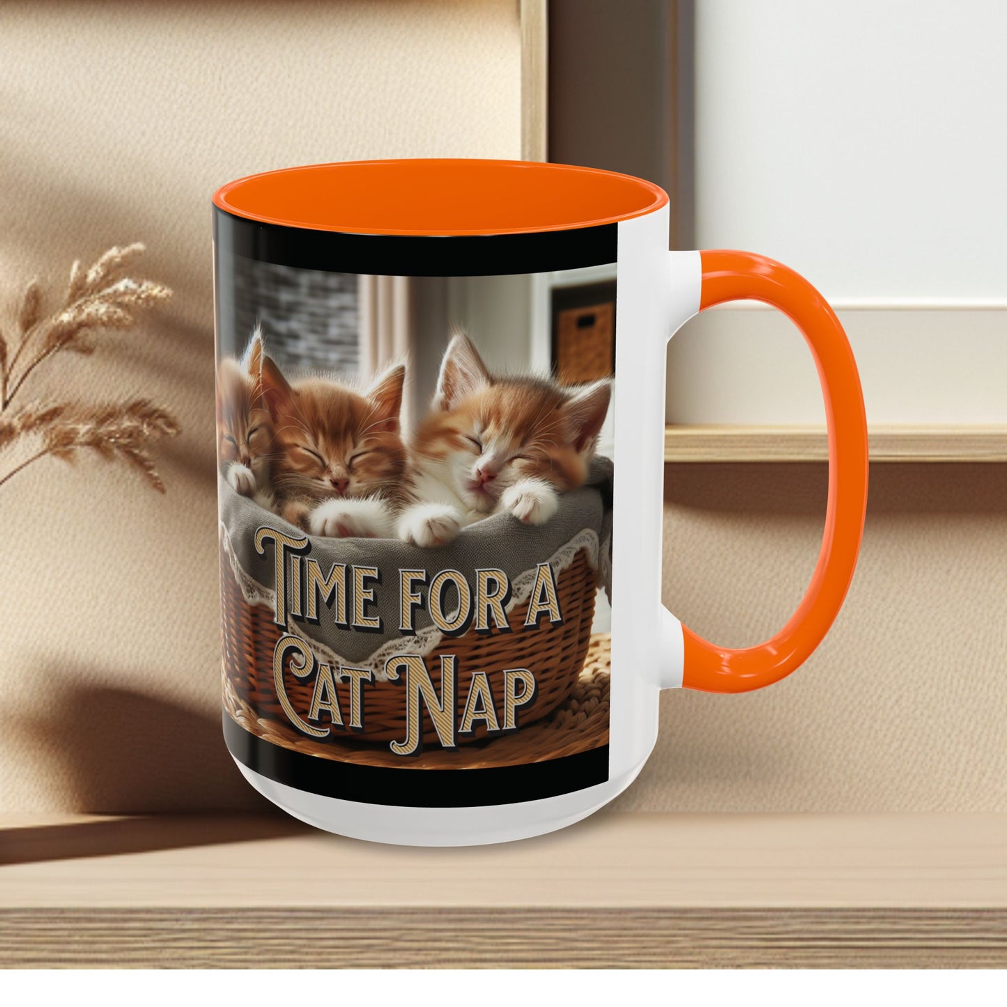 Coffee Mug - Time for a Cat Nap Accent (11, 15oz)
