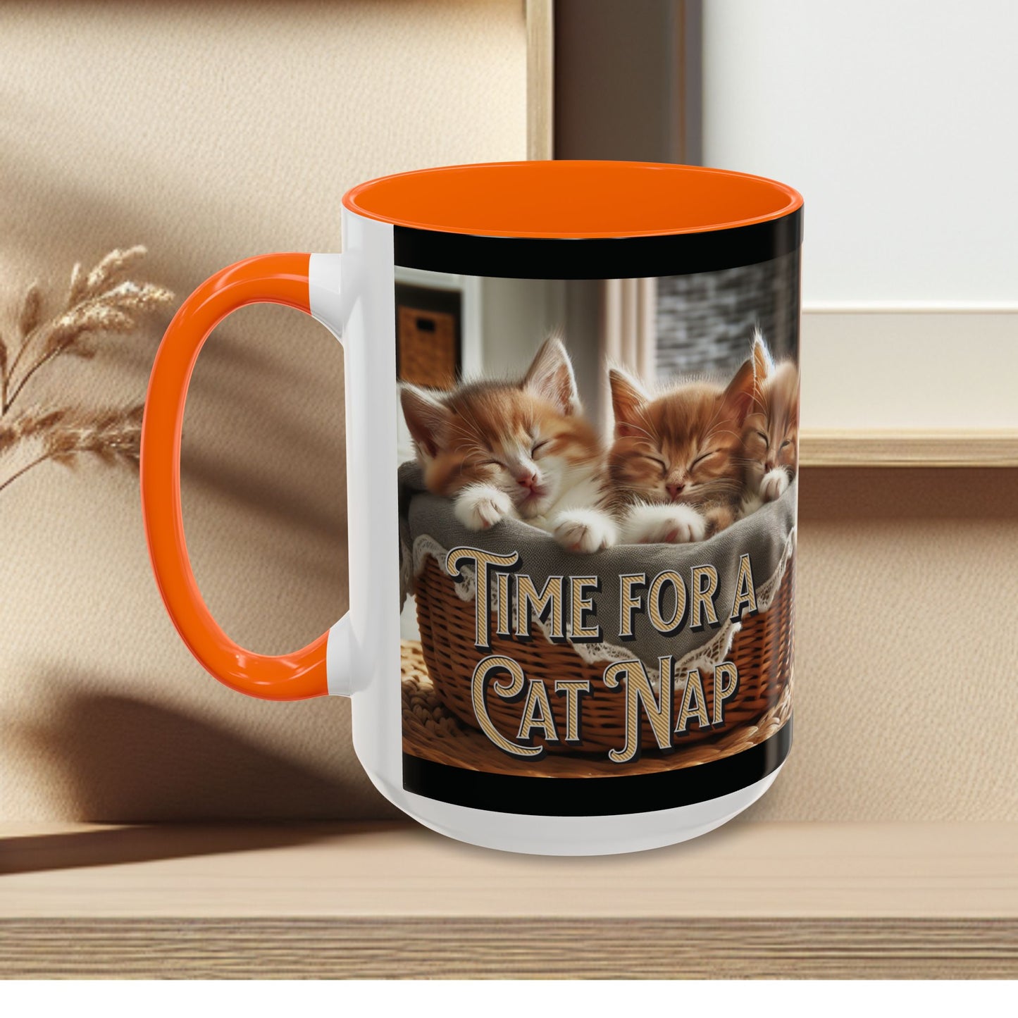 Coffee Mug - Time for a Cat Nap Accent (11, 15oz)
