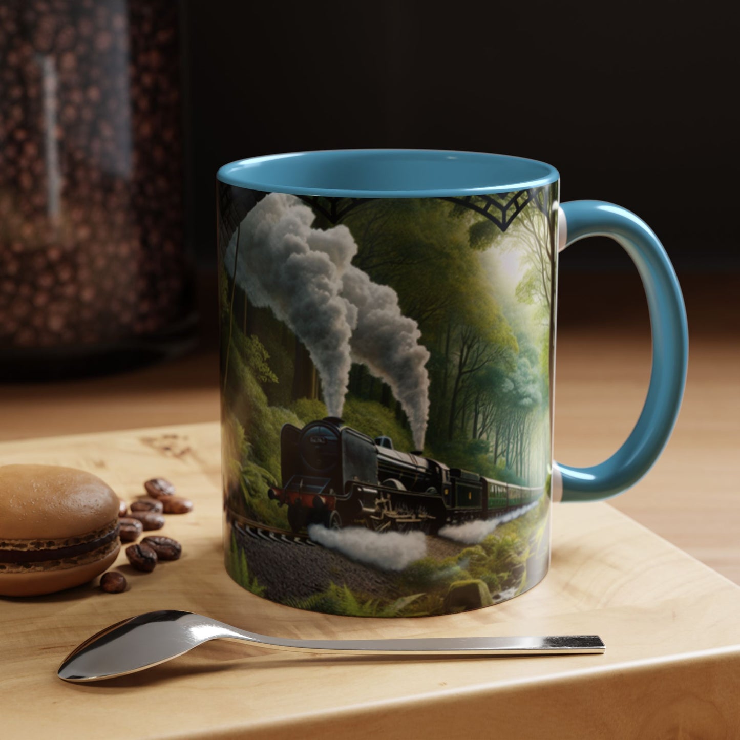 Mug - Jungle Train - Accent Coffee Mug (11oz, 15oz) (AOP)