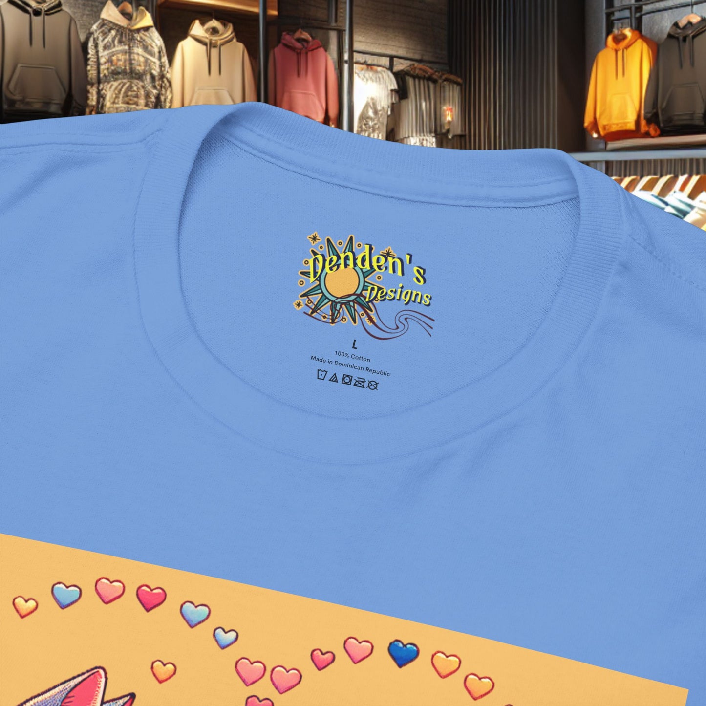 Loving Cat Flower Mozaic T-Shirt