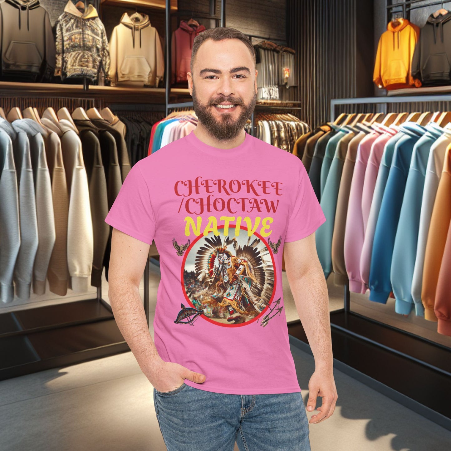 Cherokee / Choctaw Native- Heavy Cotton Tee