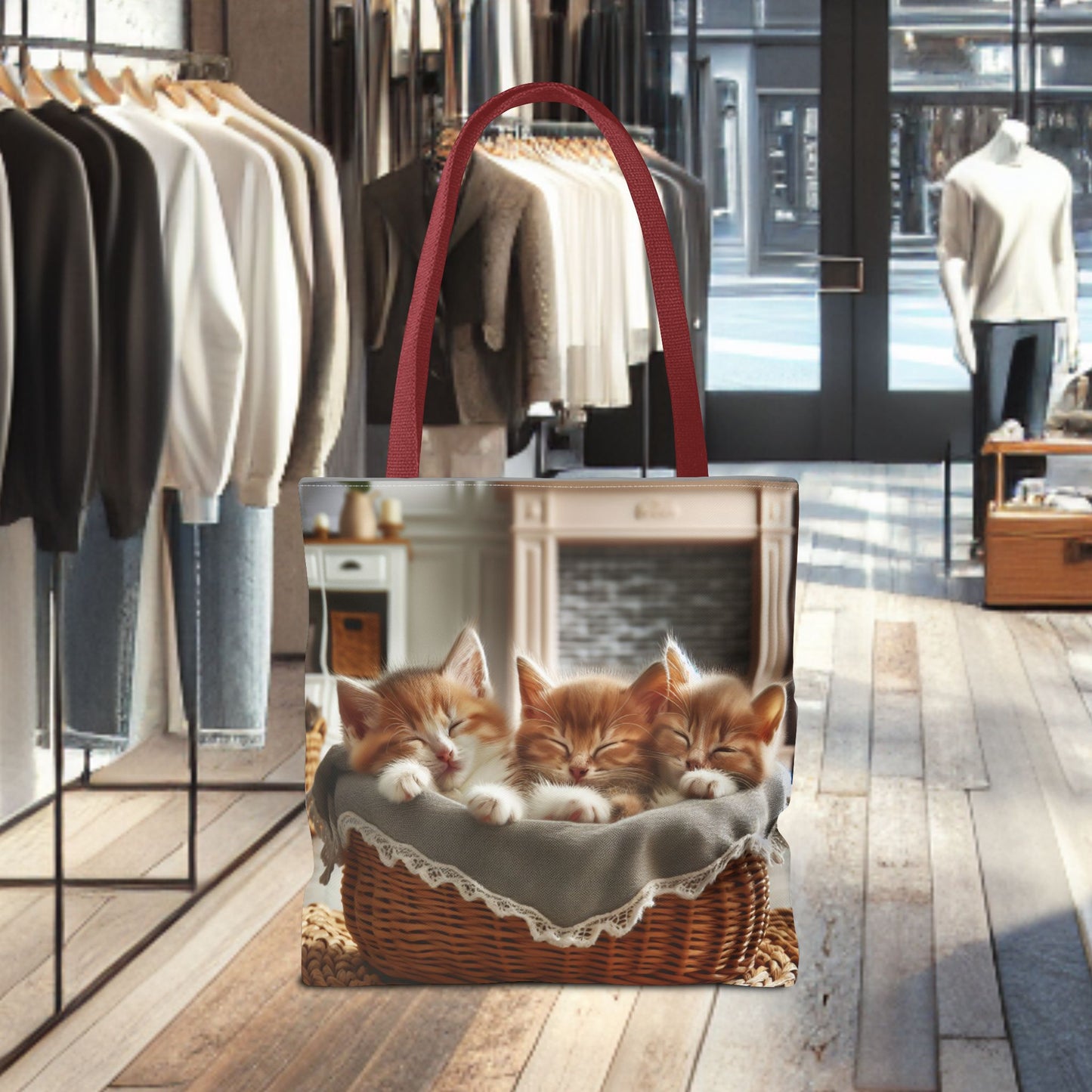 Tote Bag- Cat Nap - Tote Bag (AOP)