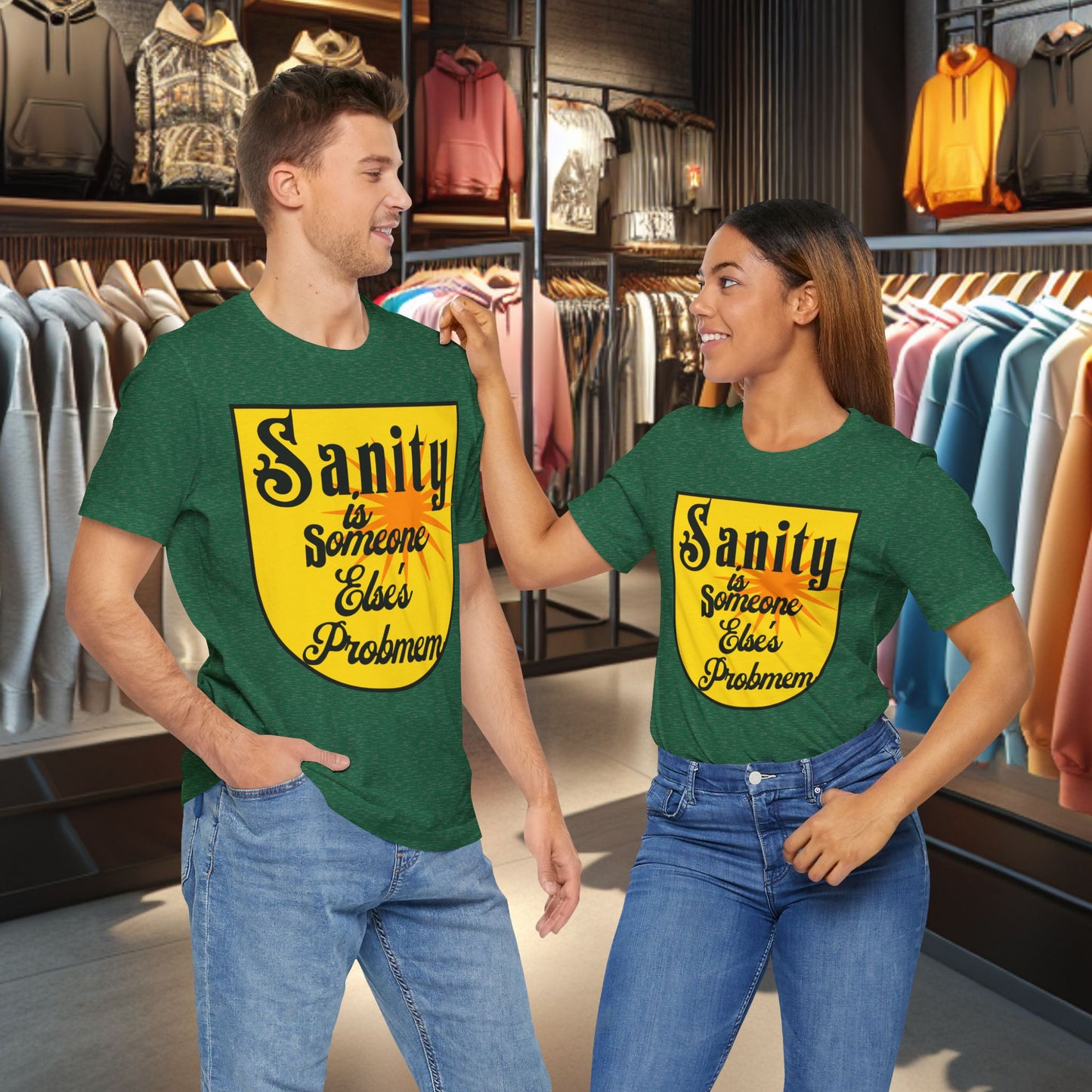 Funny Sanity Unisex Tee