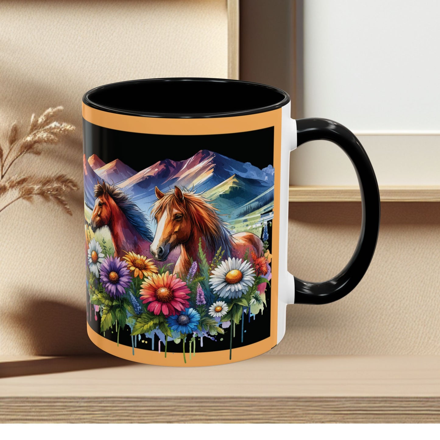 Mug Coffee Wild Horses 11oz 15oz
