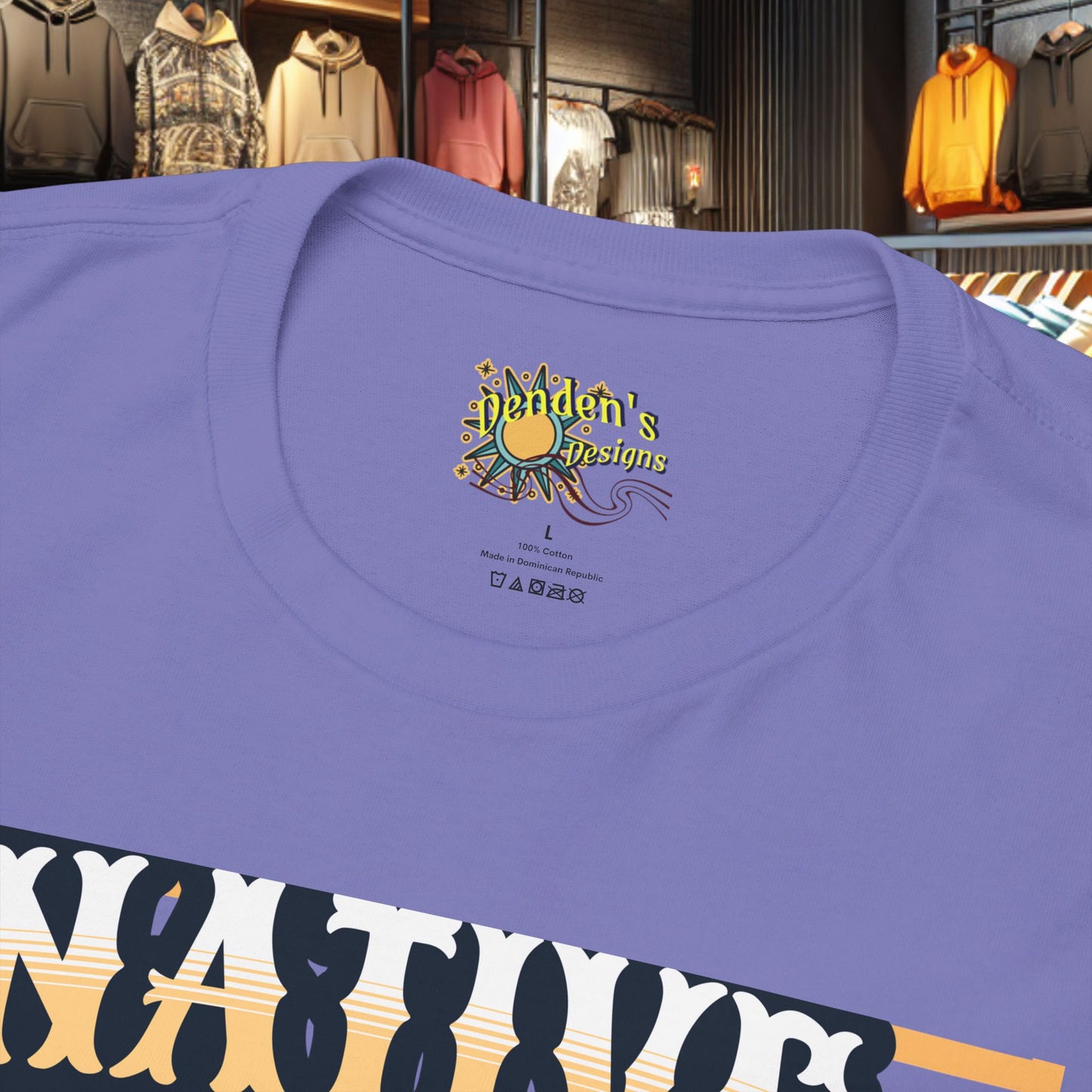 Unisex Cotton Tee - Native War Bonnet -Heavy Cotton Tee-