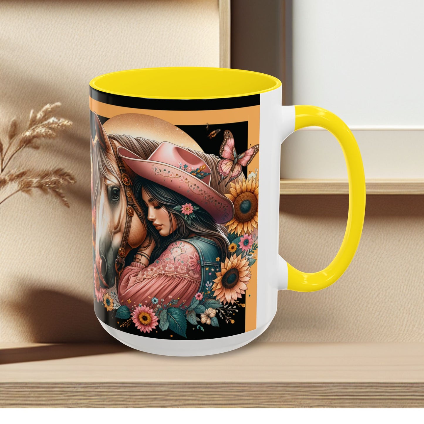 Coffee Mug Cowgirls and they're Horses