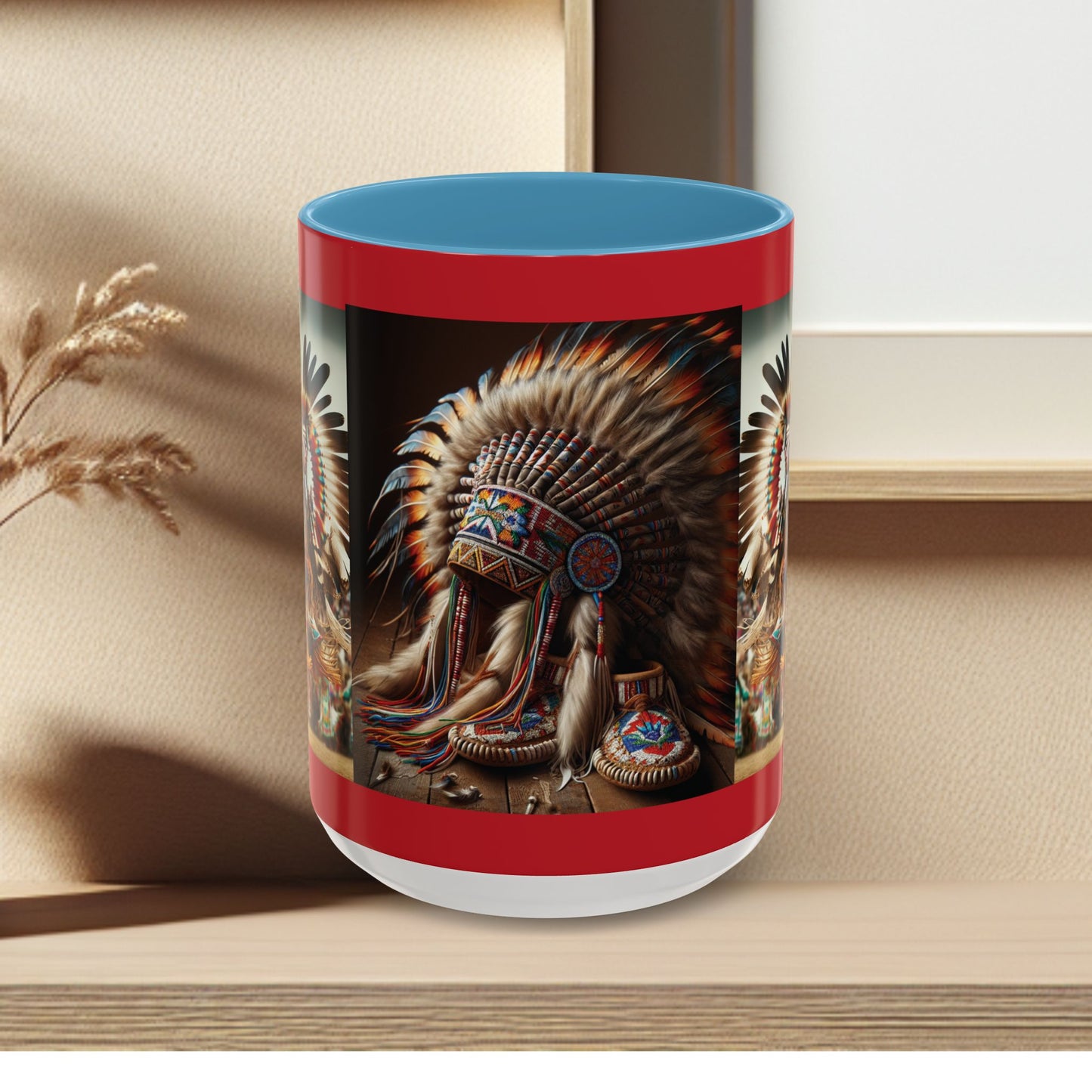 Mug- Native Dancer - Coffee Mug (11 oz, 15 oz) (AOP)